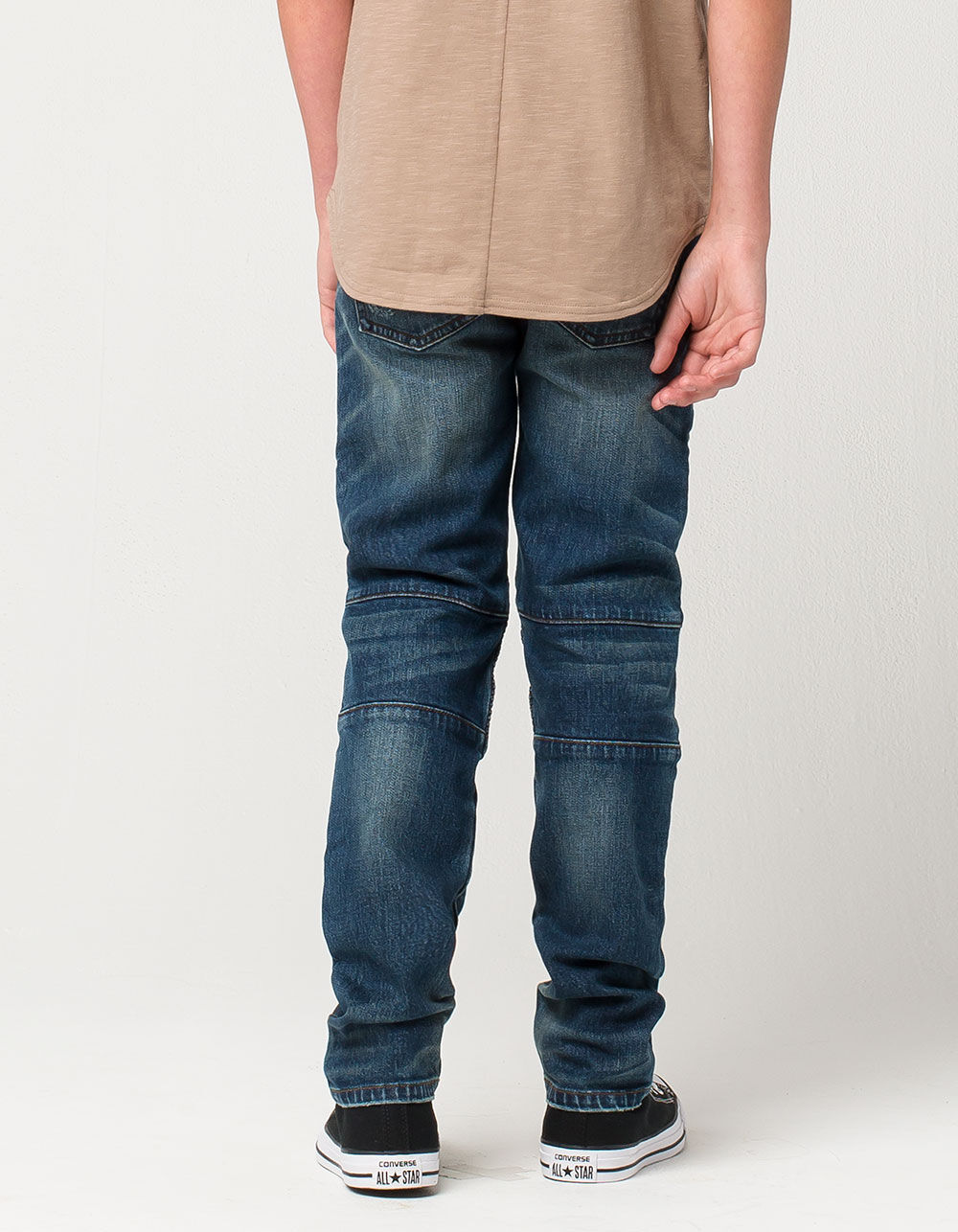 RSQ Tokyo Super Skinny Moto Boys Stretch Jeans image number 3
