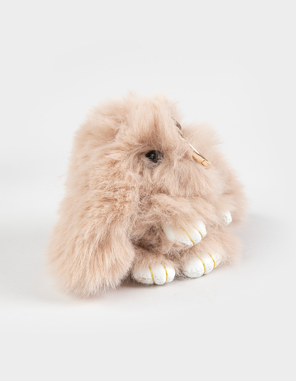 FULL TILT Plush Bunny Bag Charm - BROWN