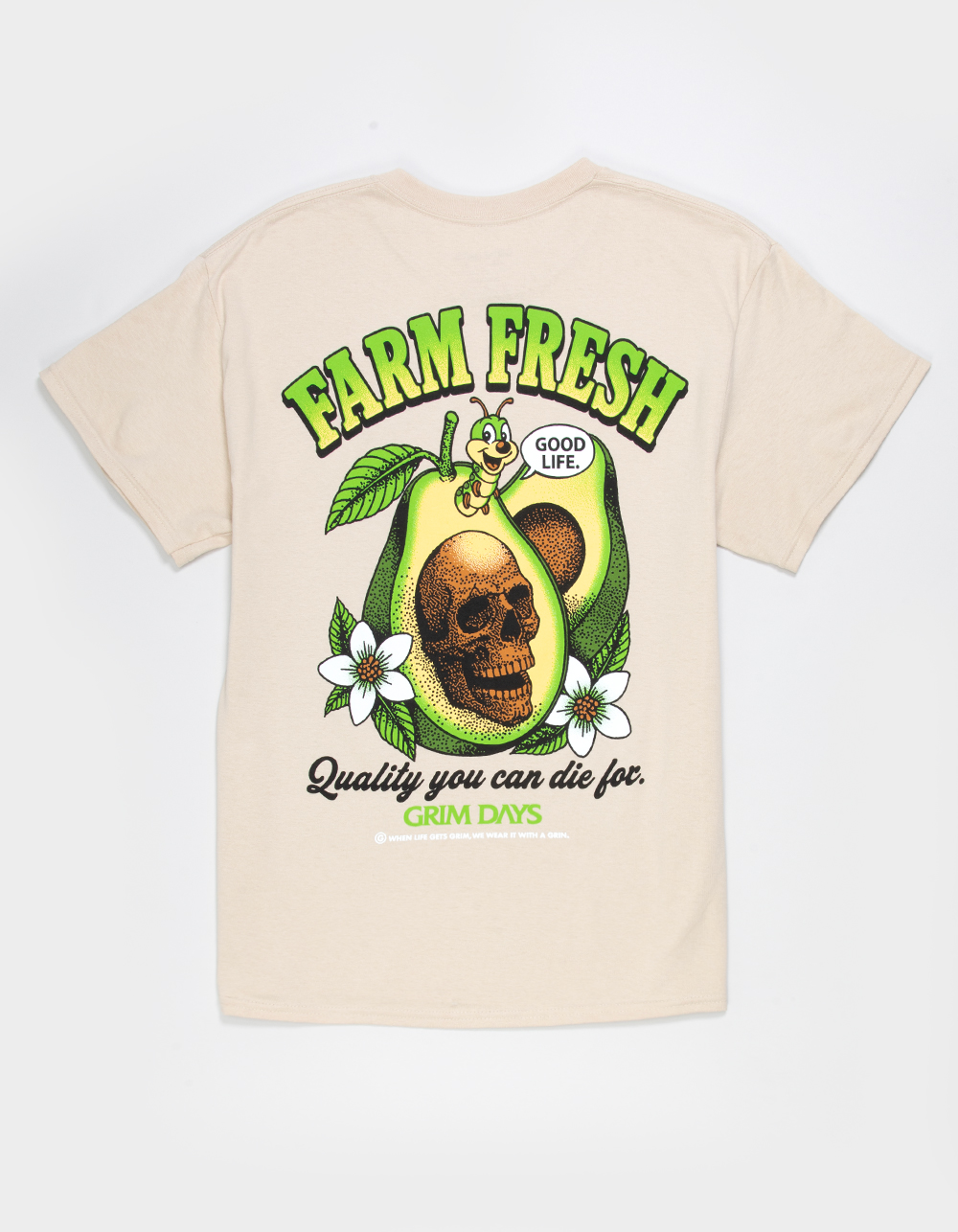 GRIM DAYS Home Grown Mens Tee - SAND