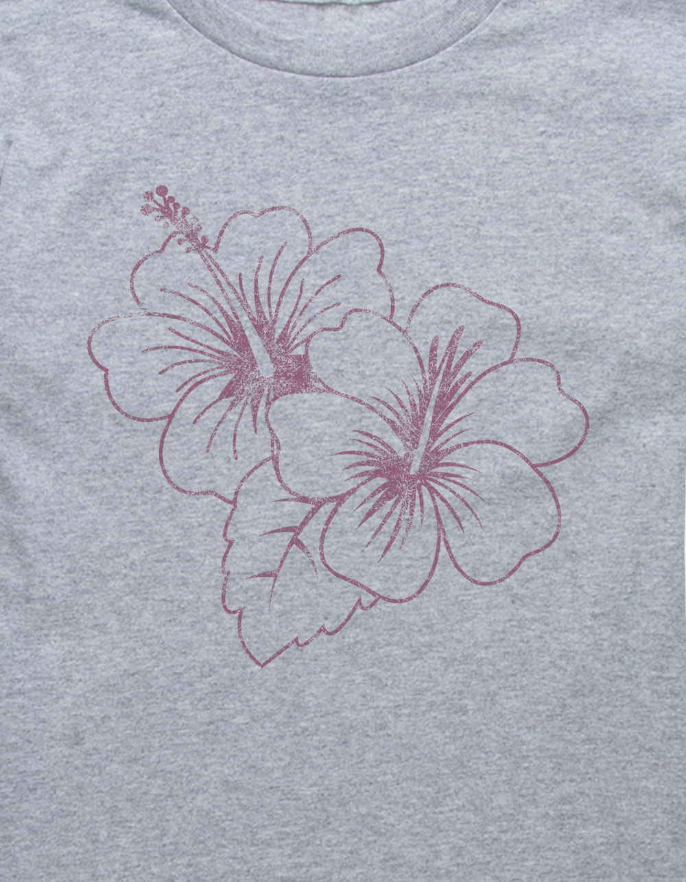 HIBISCUS Duo Outline Unisex Kids Tee