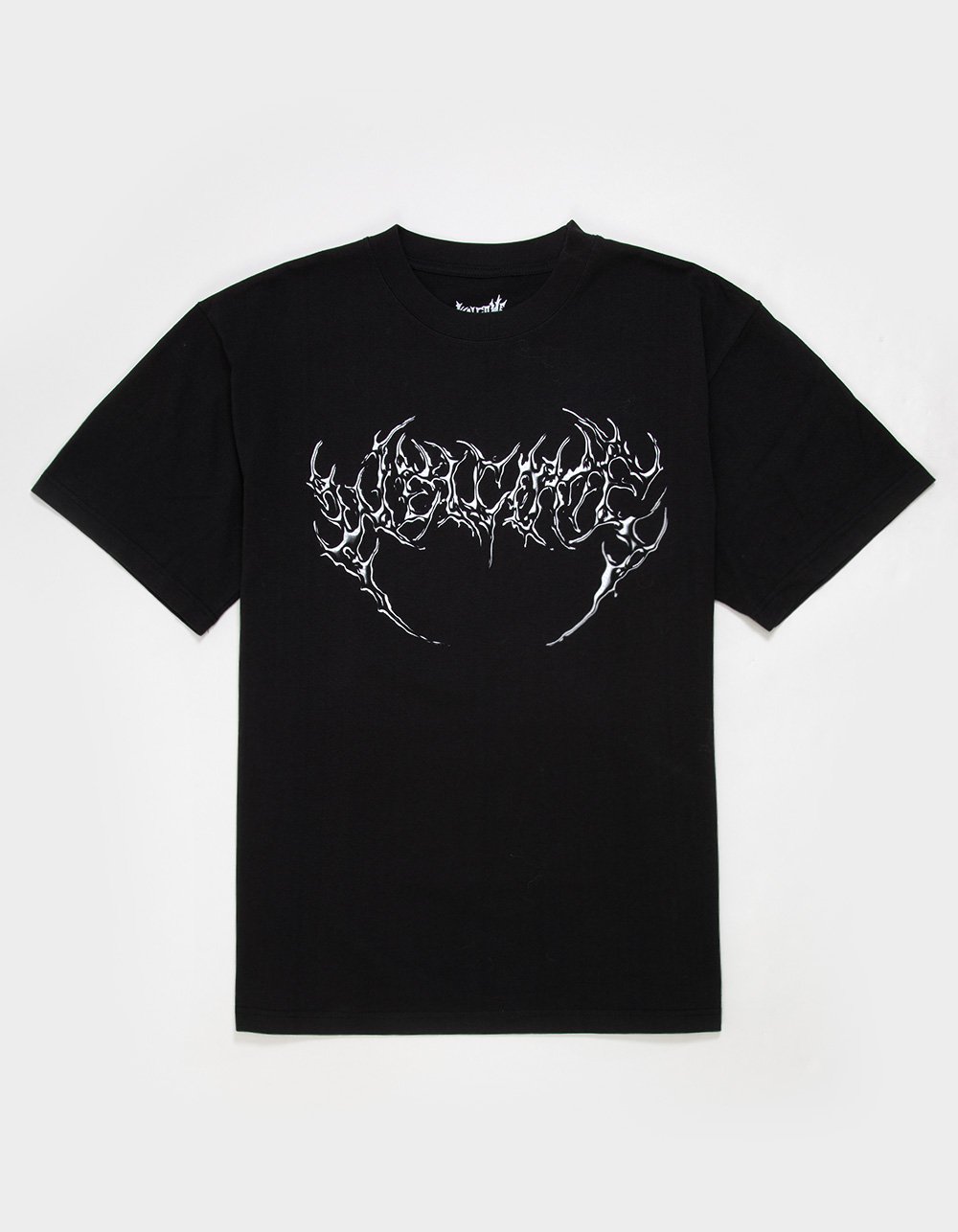 WELCOME SKATEBOARDS Chrome Fang Mens Boxy Tee - BLACK