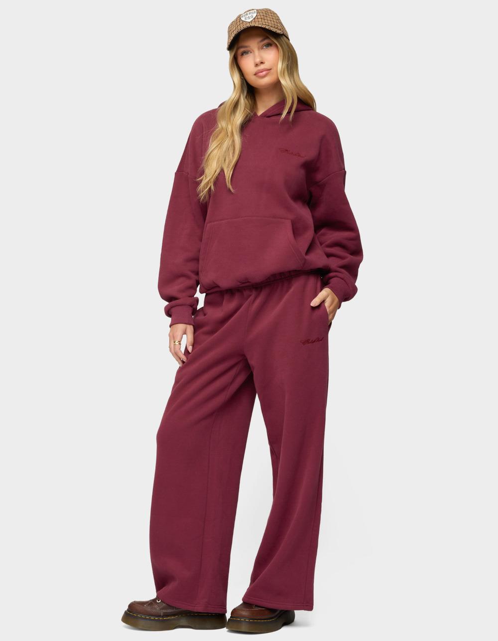 EDIKTED Basic Girl Wide Leg Edikted Sweatpants