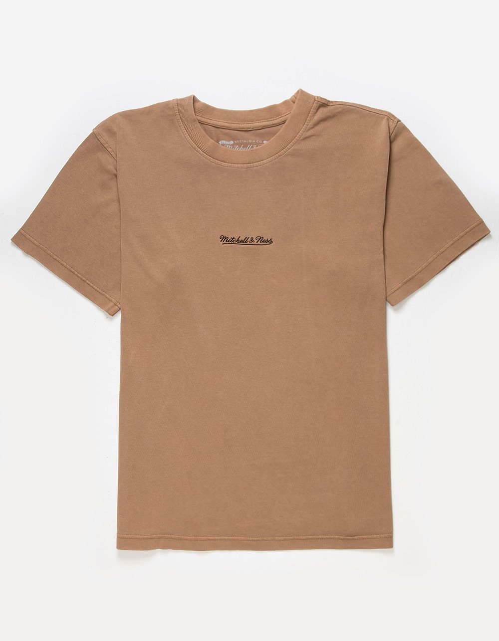 MITCHELL & NESS Branded Script Mens Tee - TAUPE