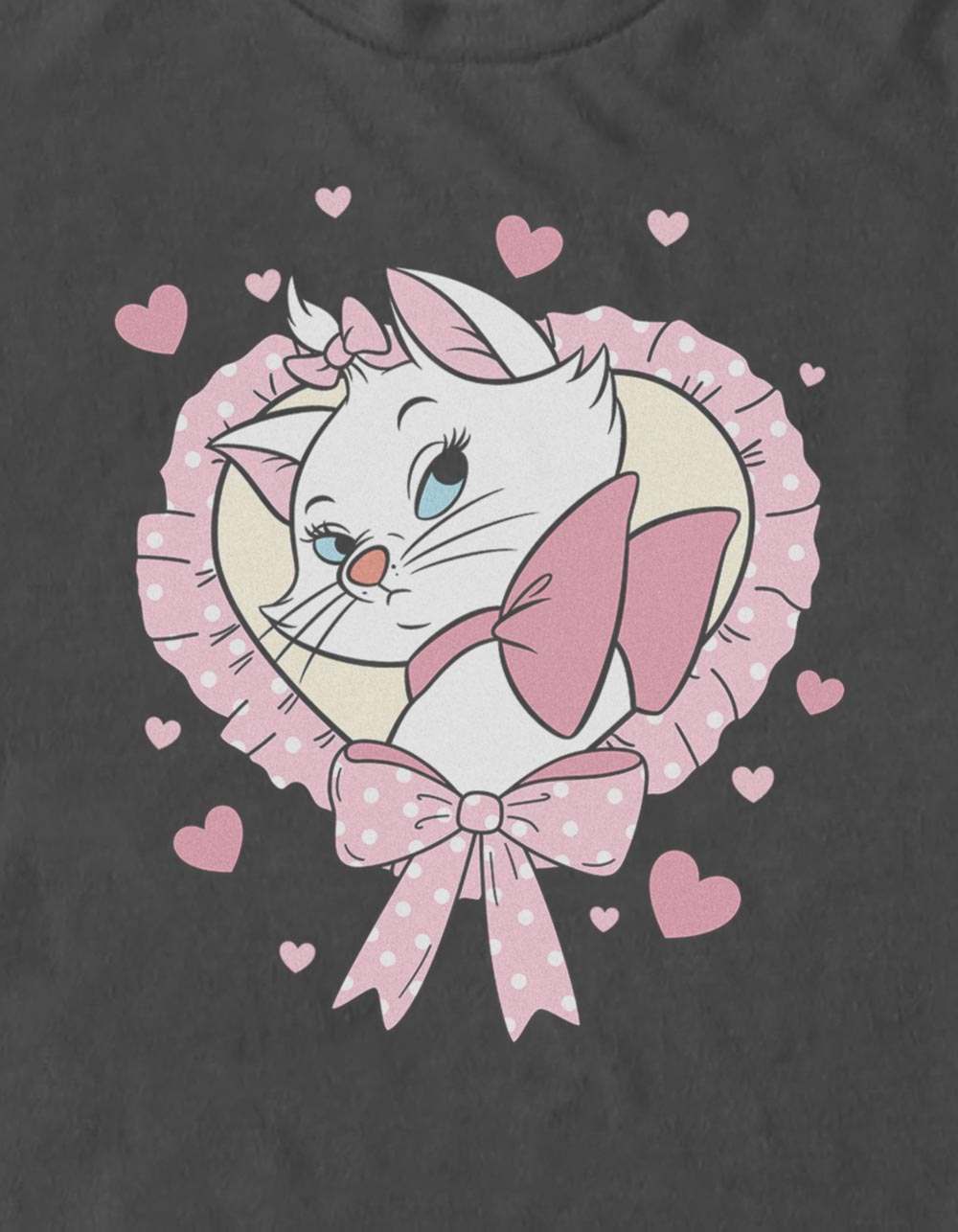 ARISTOCATS Sassy Kitty Unisex Tee - CHARCOAL