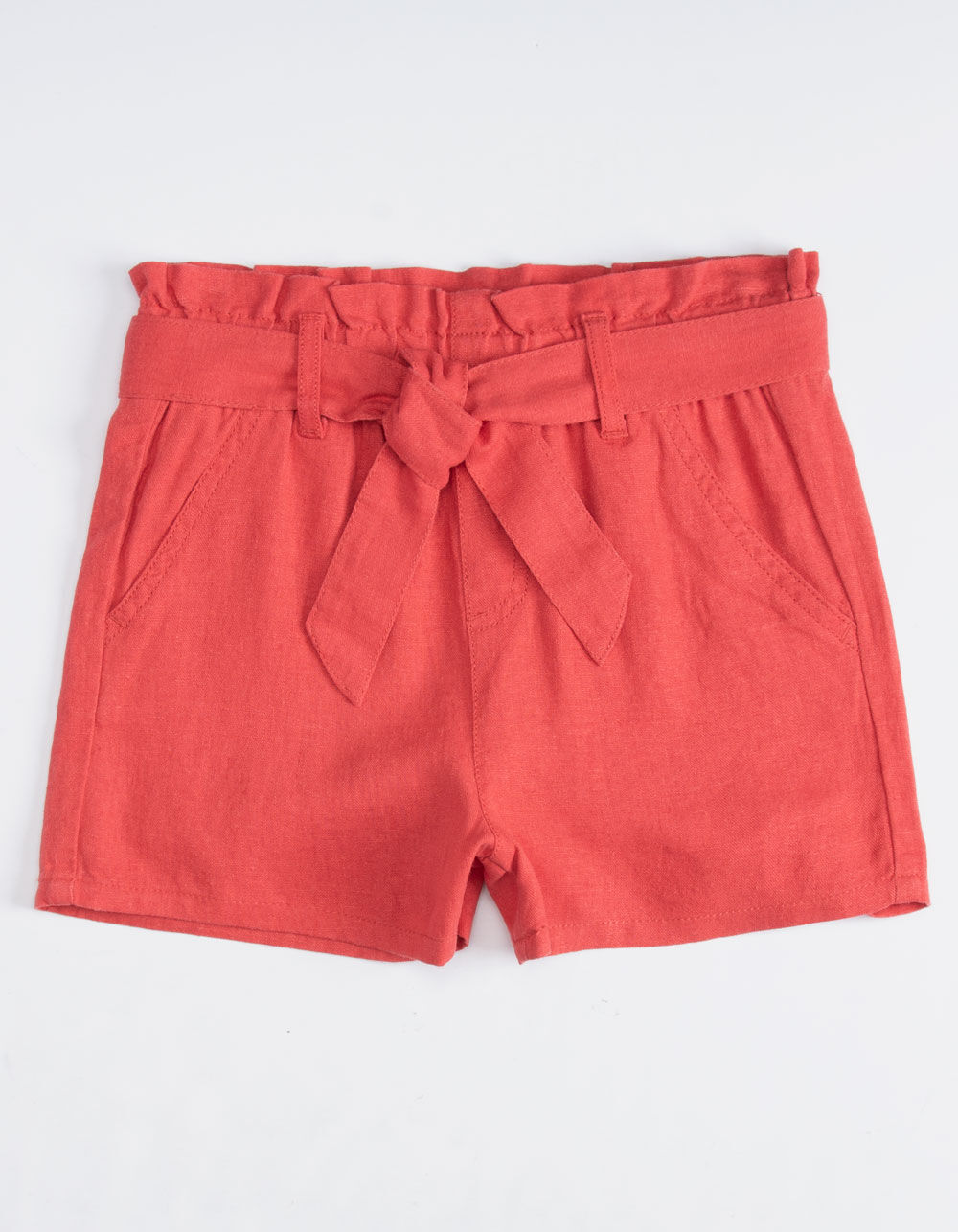 REWASH Linen Paperbag Waist Girls 