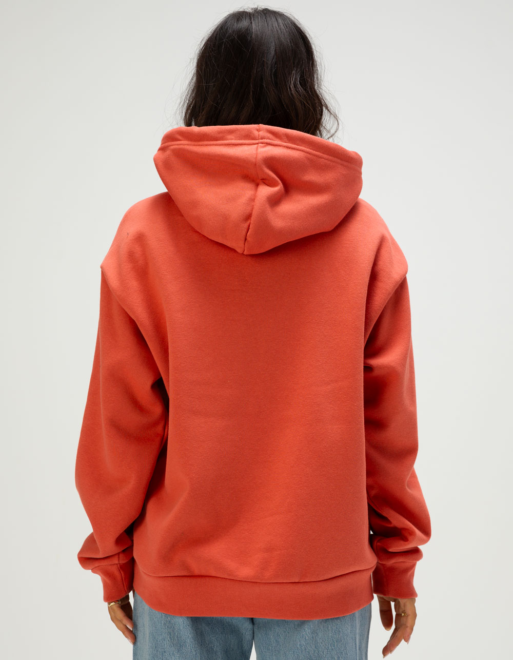 THE NORTH FACE Evolution Womens Oversized Hoodie - BURNT RED
