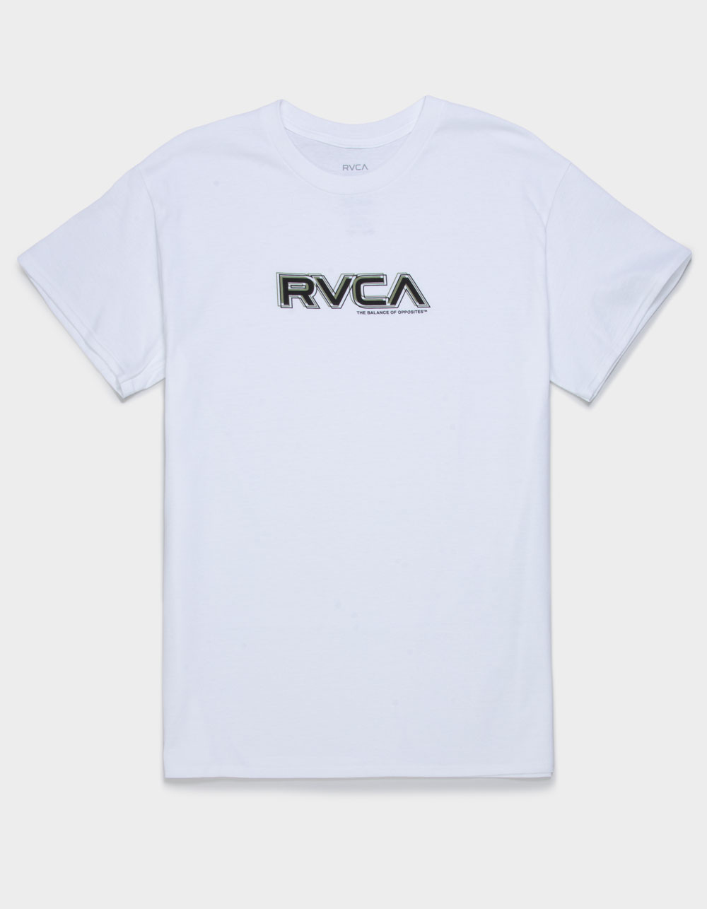RVCA Offset Layer Mens Tee - WHITE