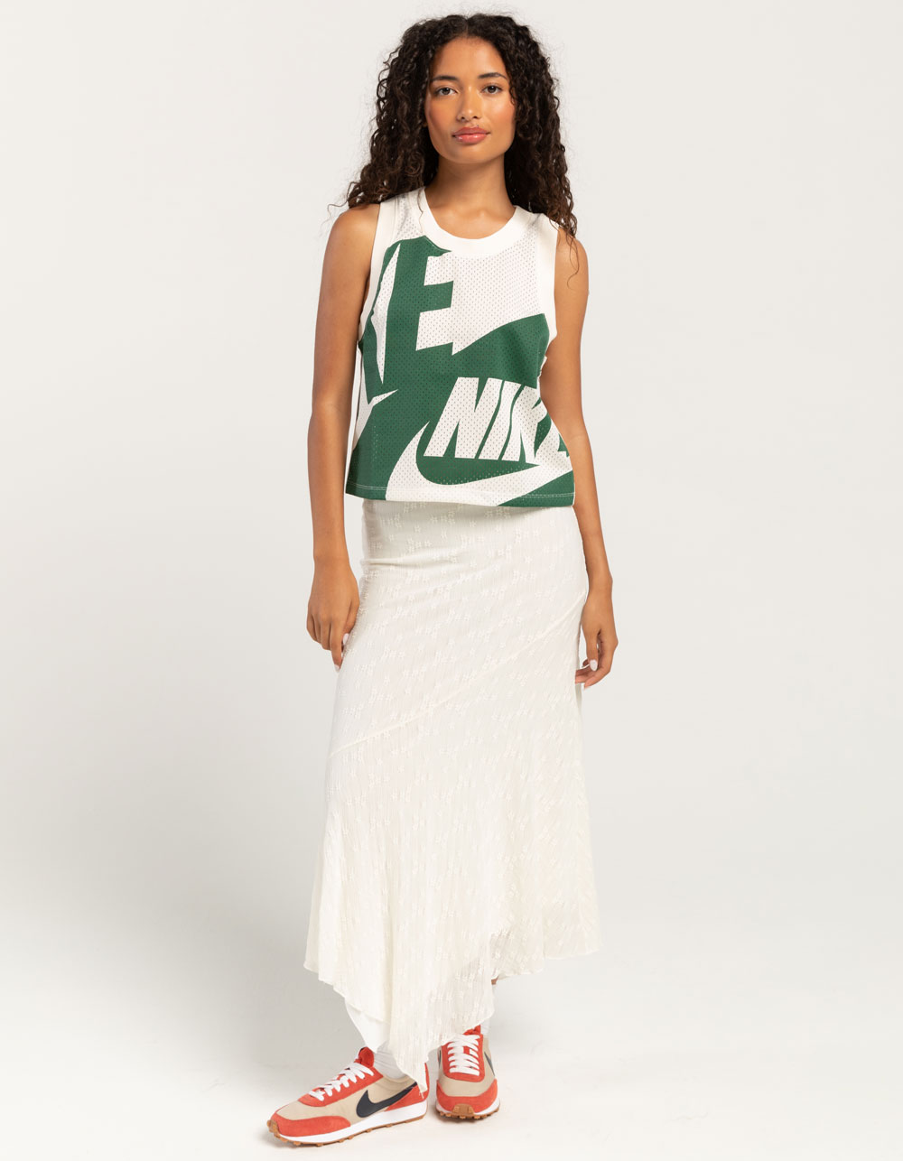 NIKE Air Womens Mesh Tank Top - Cream Combo
