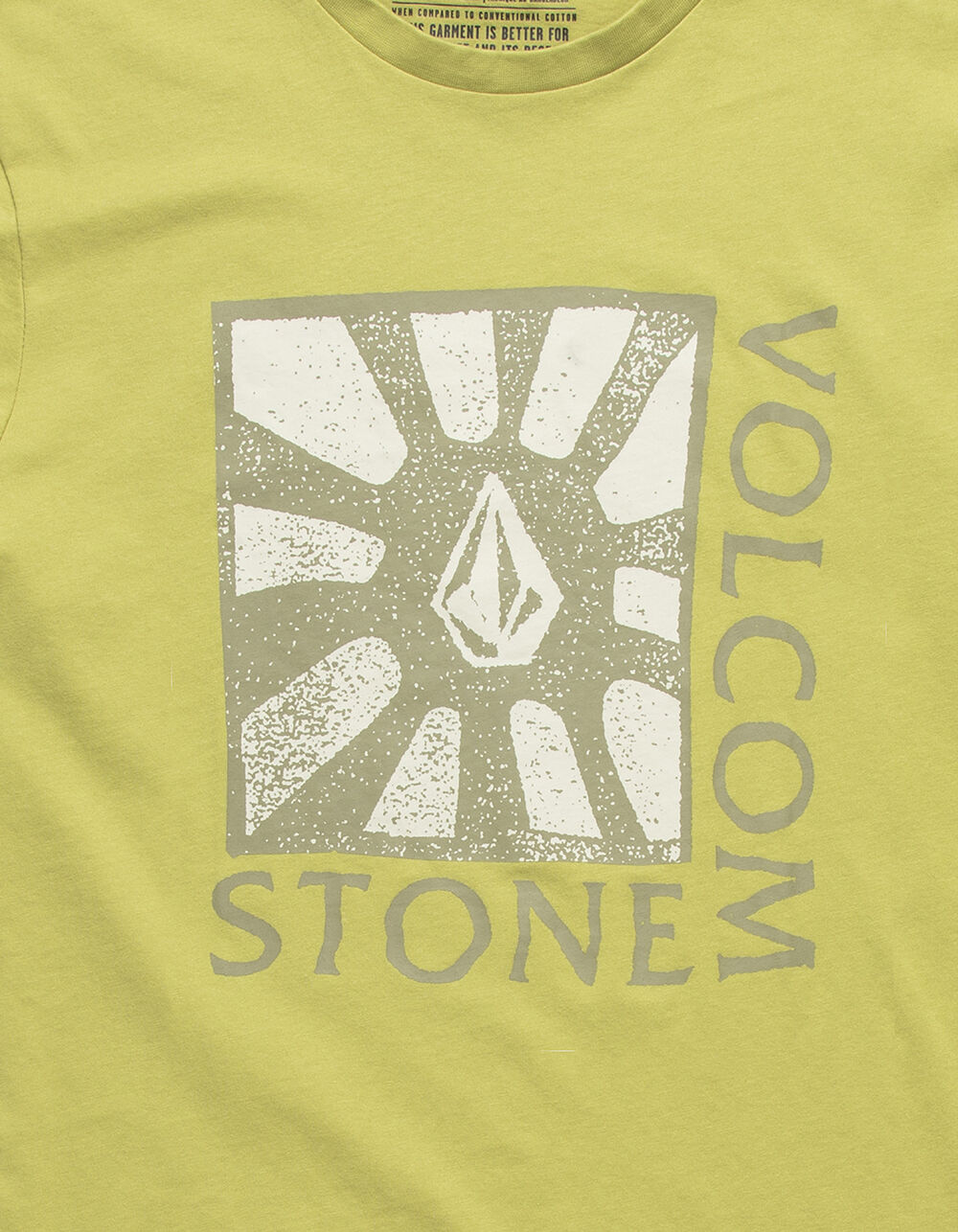 Volcom Mens Mini Circle T-Shirt (Dawn Yellow) main image 0