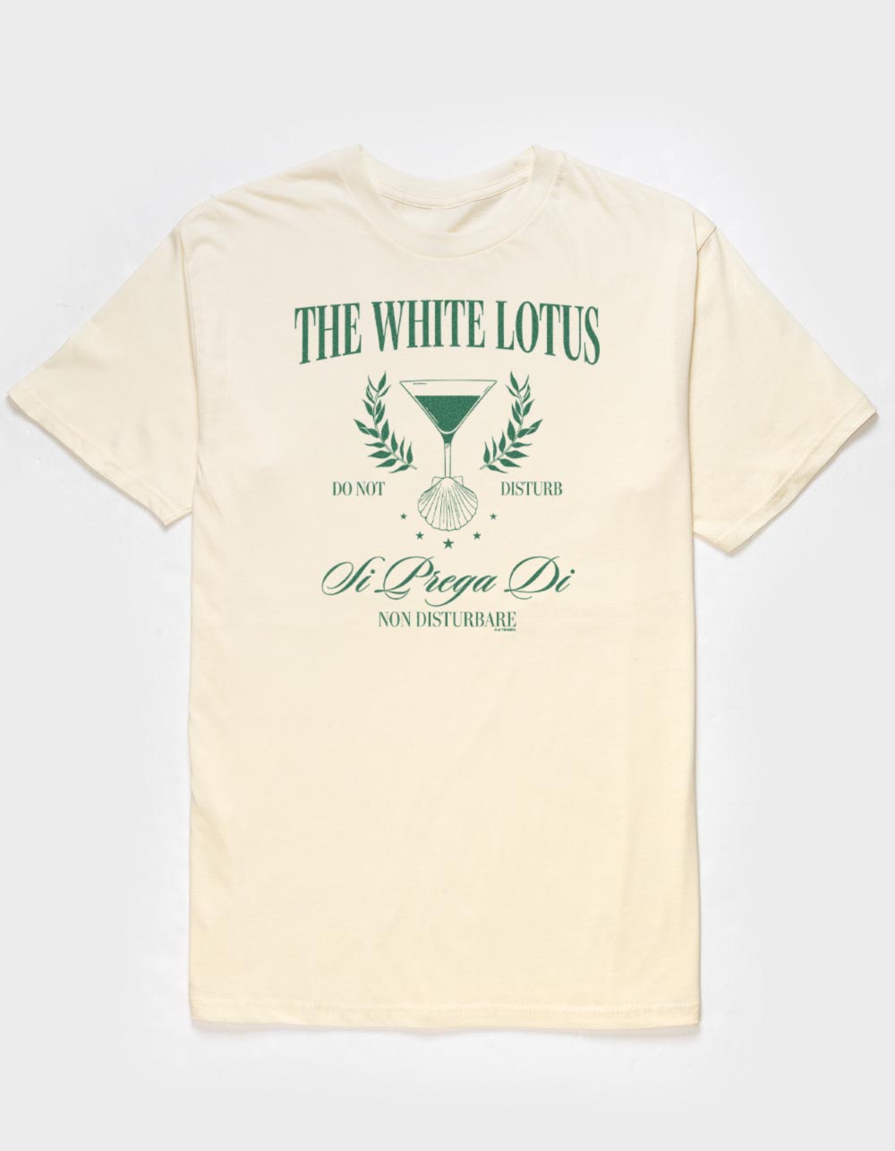 THE WHITE LOTUS Do Not Disturb Unisex Tee - NATURAL