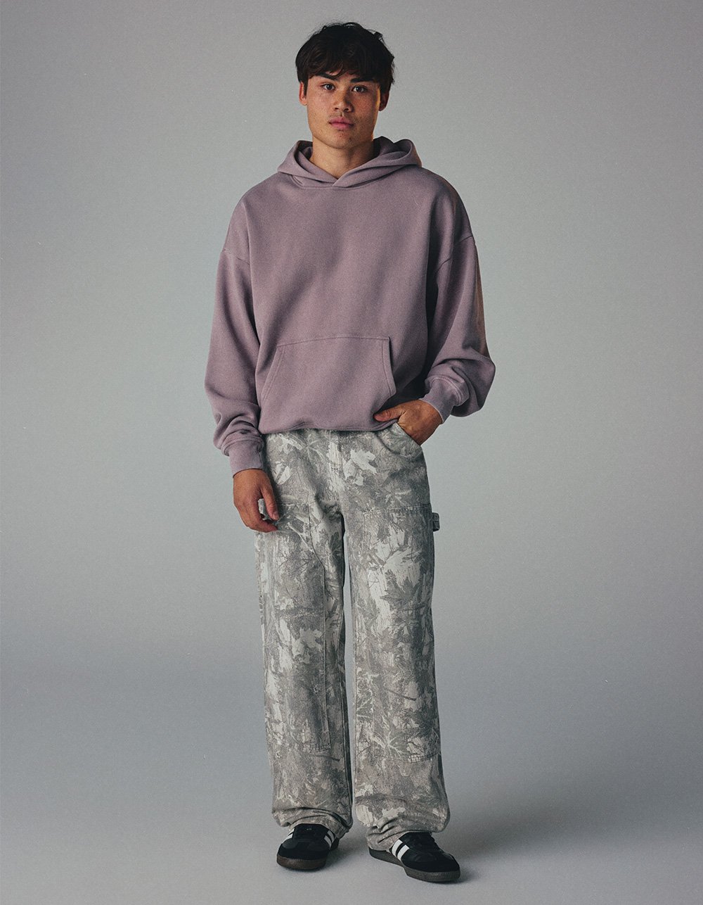 RSQ Mens Loose Utility Pants - GRAY CAMO