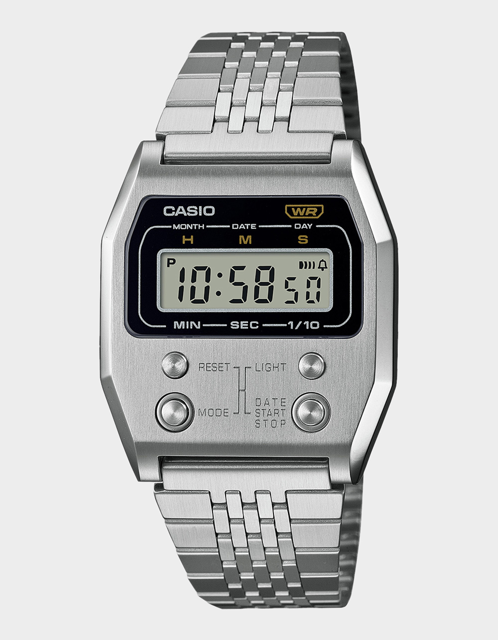 CASIO A1100D-1VT Watch - SILVER