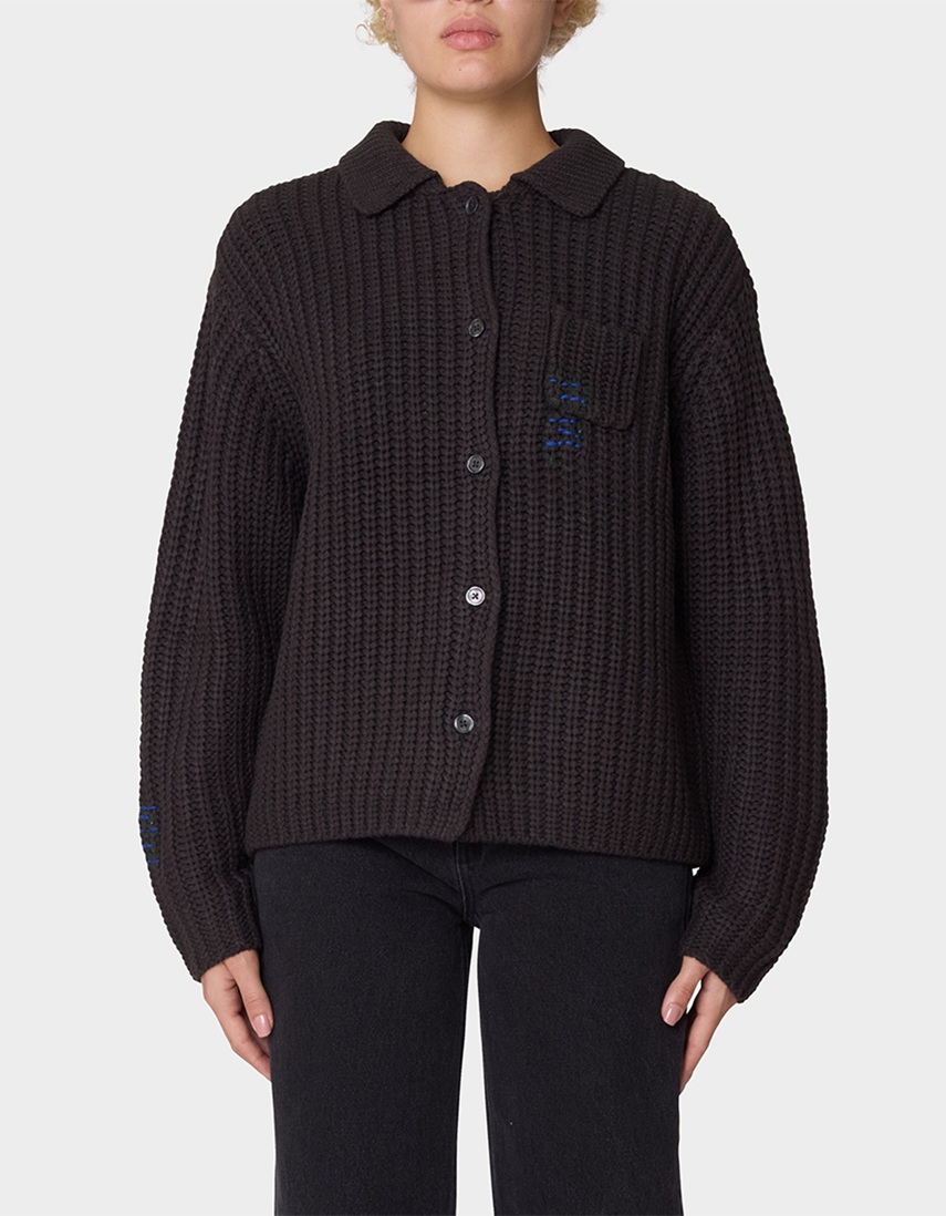 OBEY Julian Button Down Womens Sweater