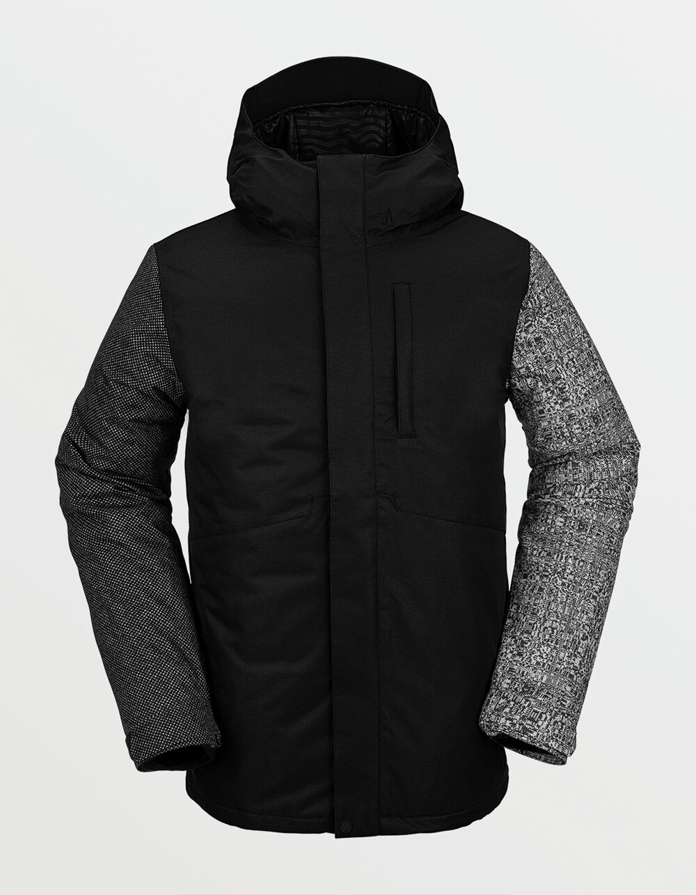 17Forty Insulated Mens Black & Gray Snow Jacket BLACK/GRAY