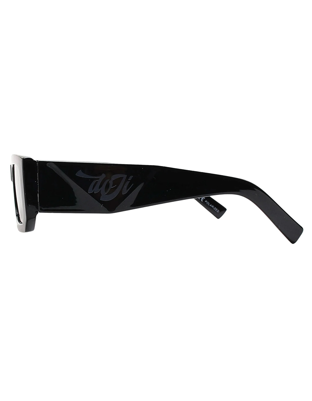 DOJI SHADES Standard Shi* Nightshow Polarized Sunglasses - BLACK
