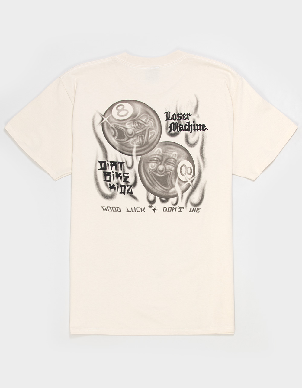 LOSER MACHINE 8 Ballerz Mens Tee - CREAM