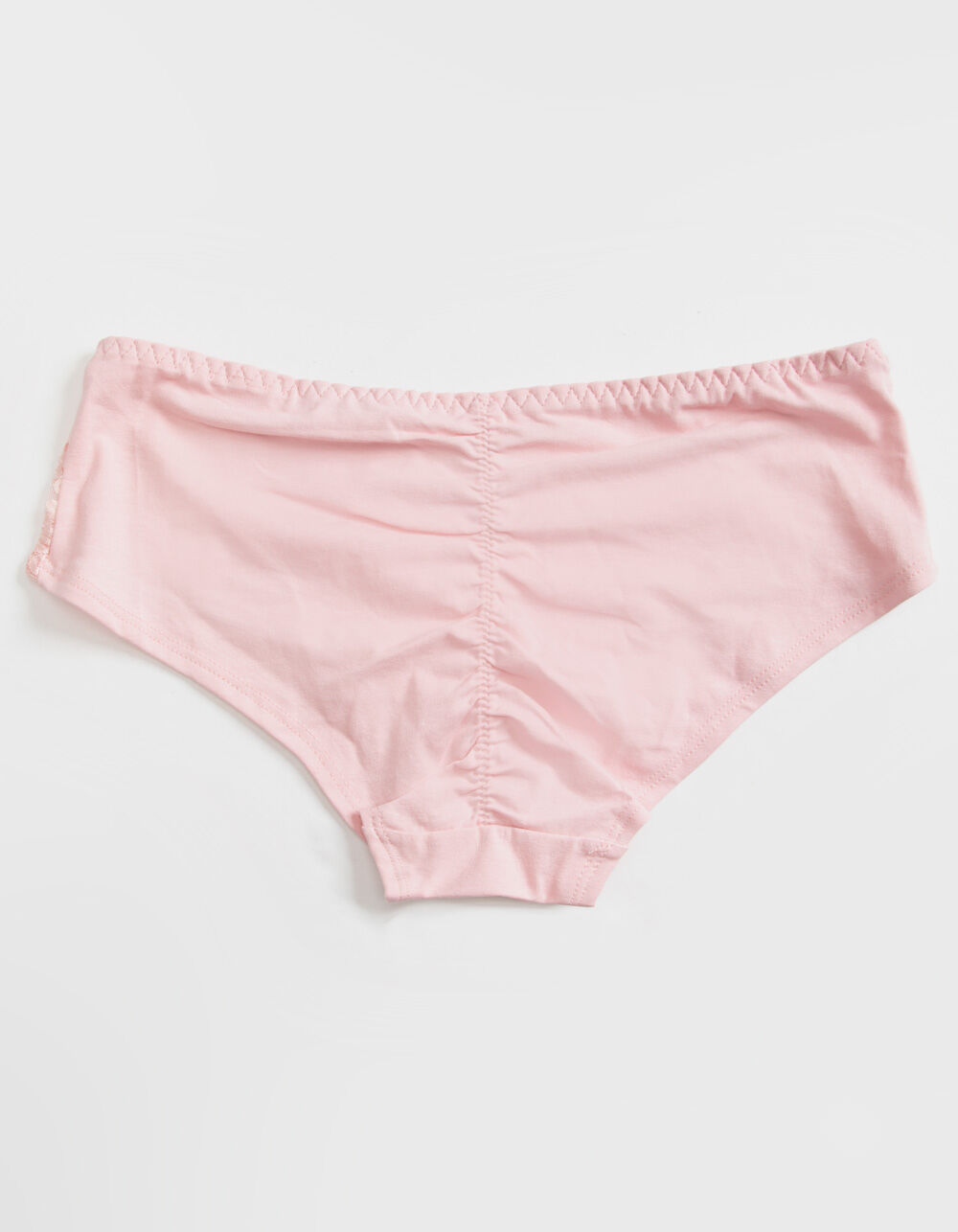 FULL TILT Lace Inset Ruched Back Pink Boyshorts PINK Tillys