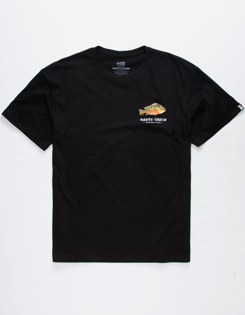 SALTY CREW Pargo Mens Black T-Shirt image number 1