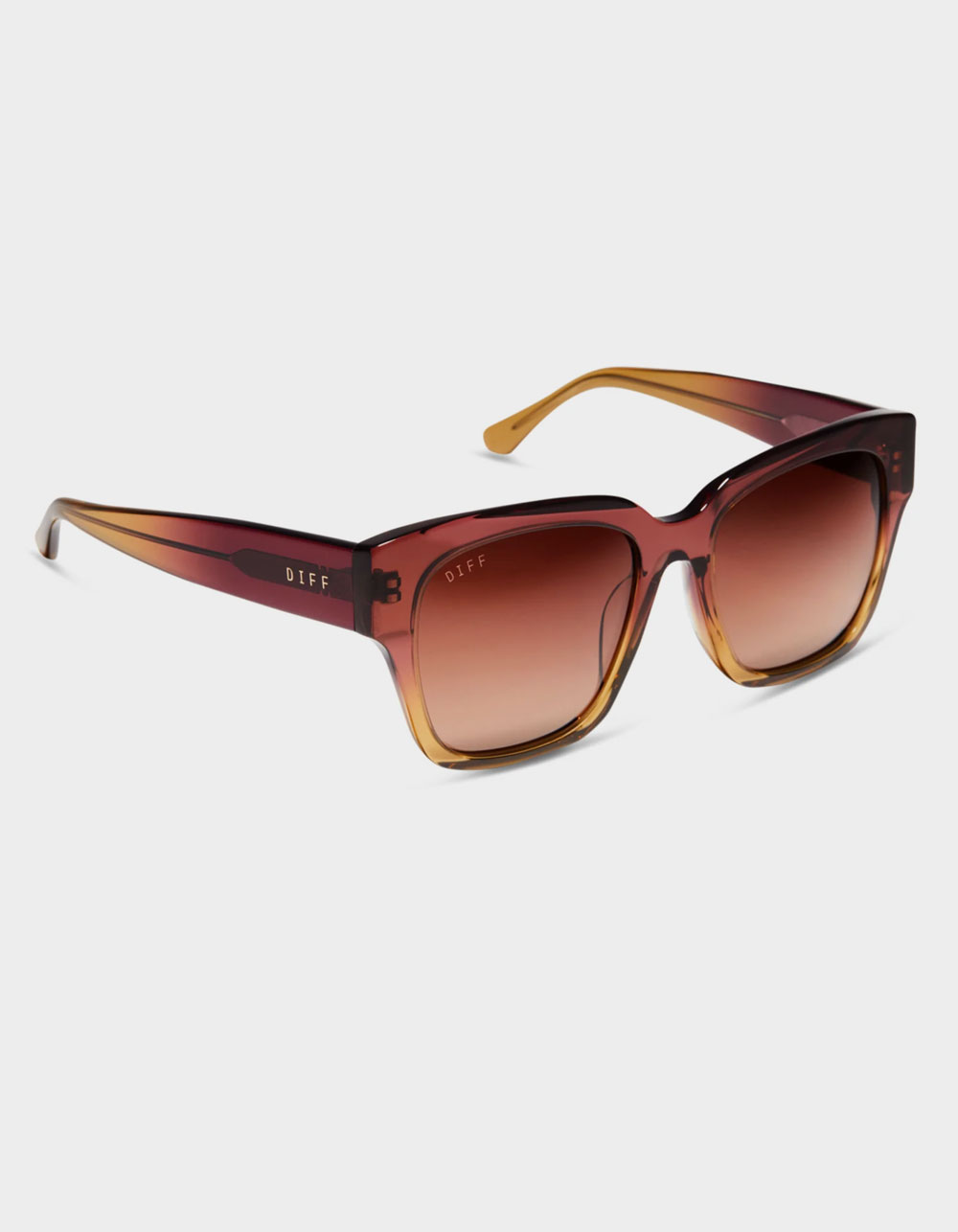 DIFF EYEWEAR Bella II Clayton Brown Gradient Sunglasses BROWN COMBO Tillys