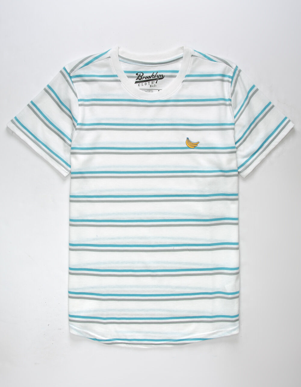 BROOKLYN CLOTH Banana Stripe Boys T-Shirt - WHITE | Tillys