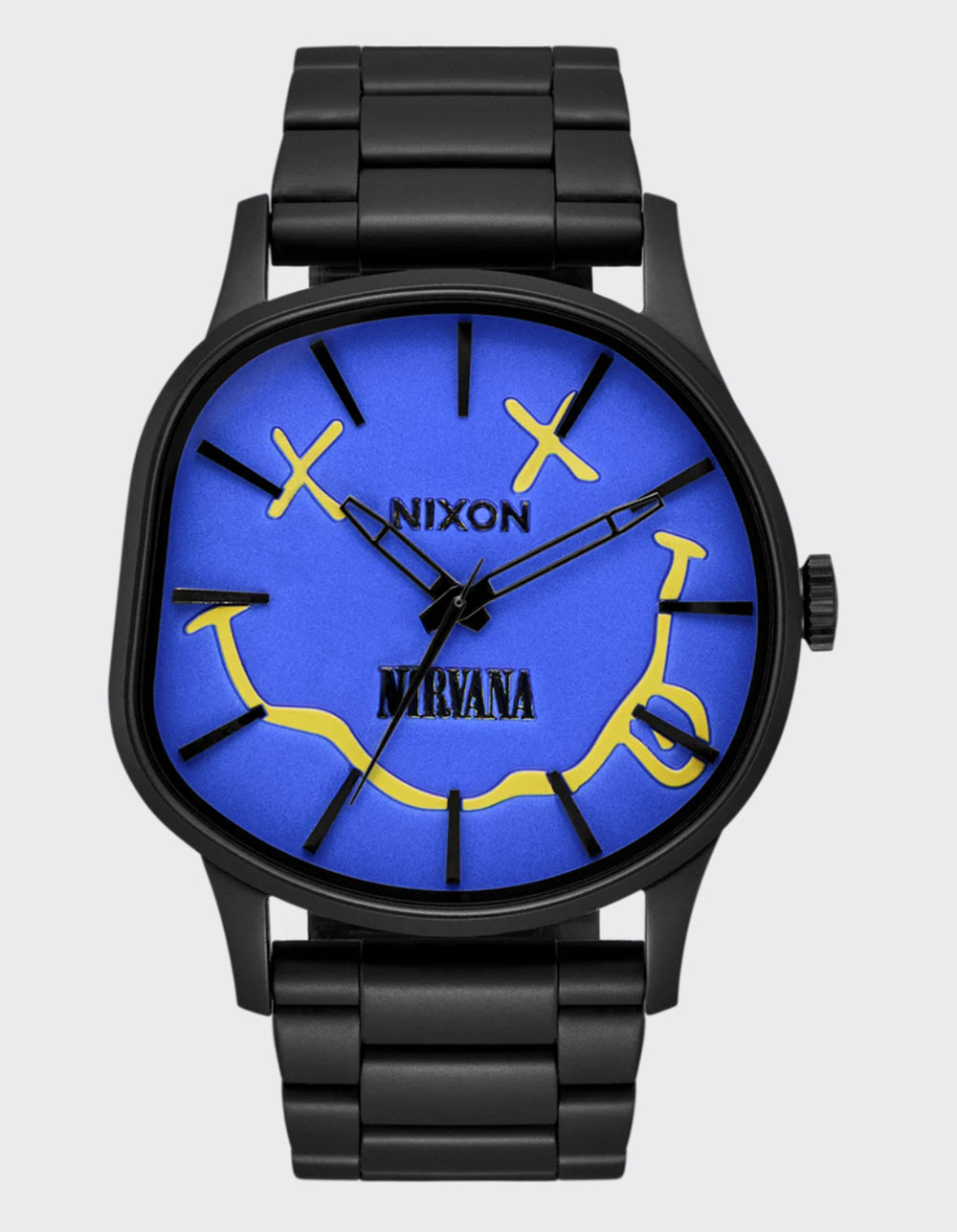 NIXON x Nirvana Sentry Wobble Watch - BLACK/BLUE