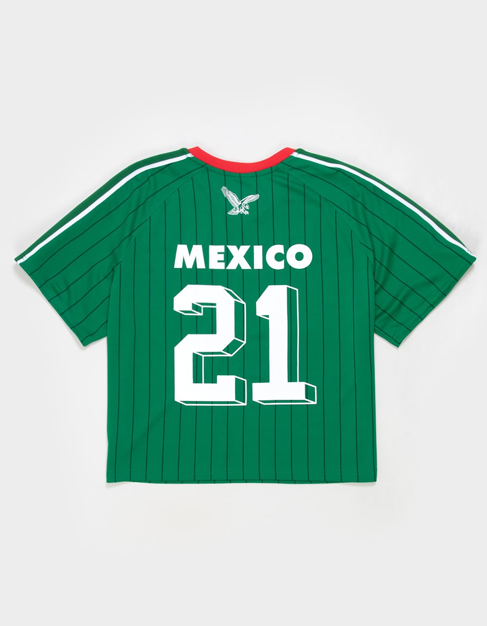 RSQ Mens Mexico Baggy Crop Soccer Jersey - GREEN