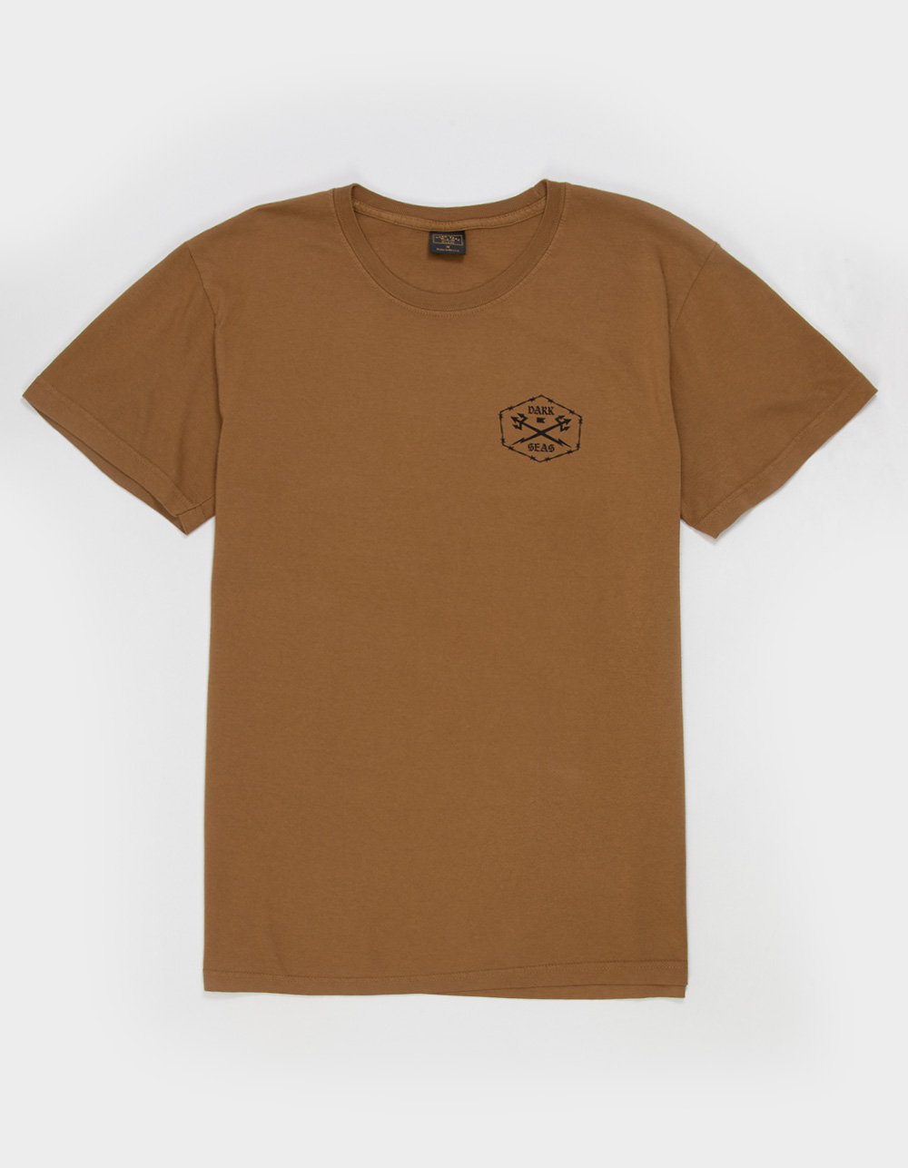DARK SEAS No Trespassing Mens Tee - BROWN