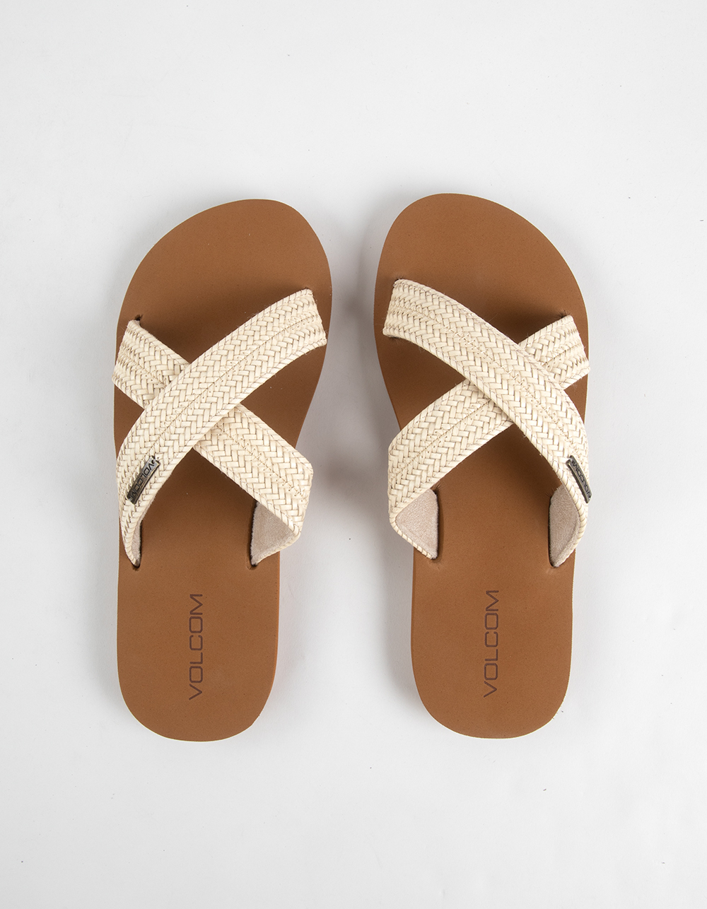 VOLCOM Double Cross Womens Sandals - CREAM