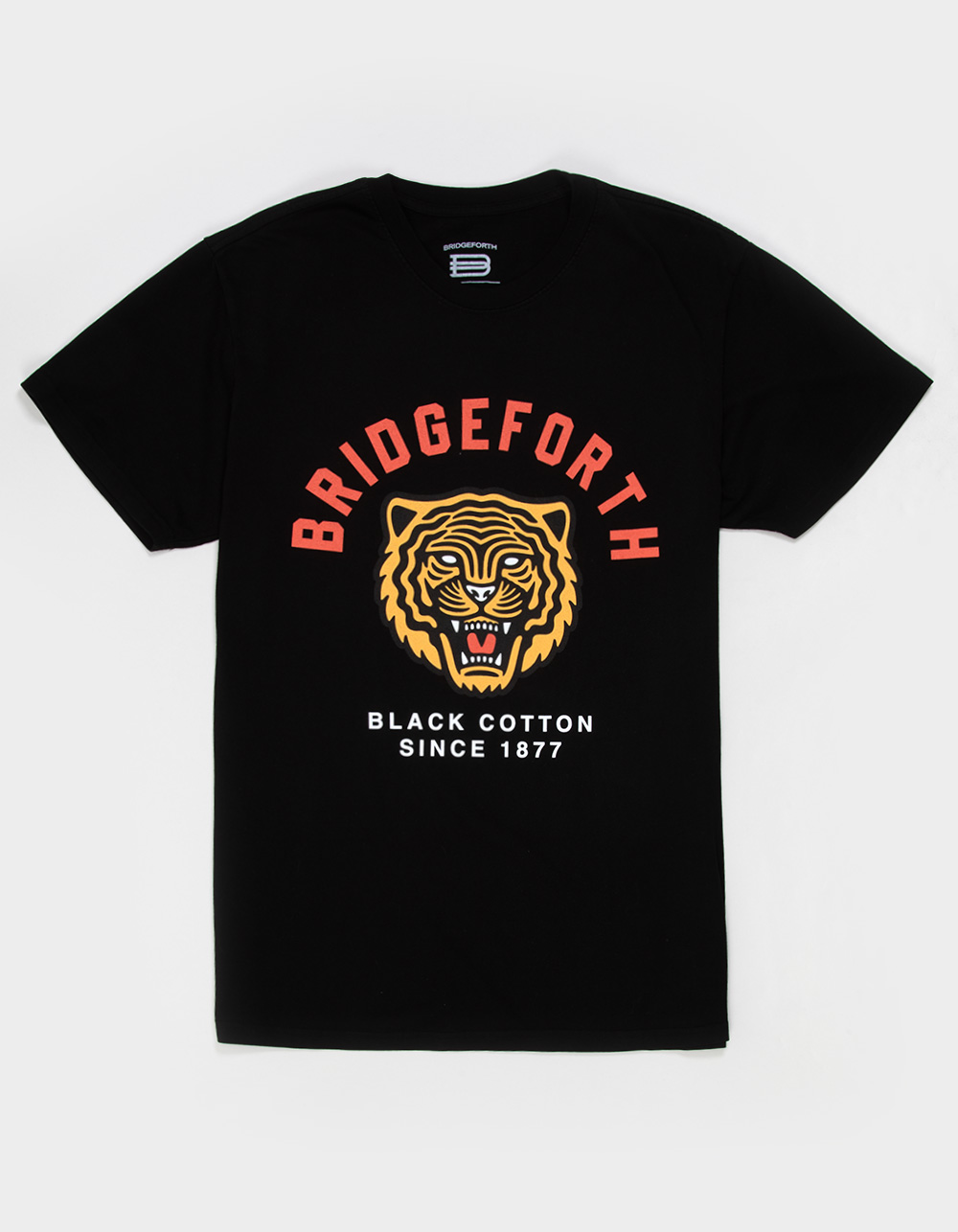 BRIDGEFORTH Tiger Mens Tee - BLACK