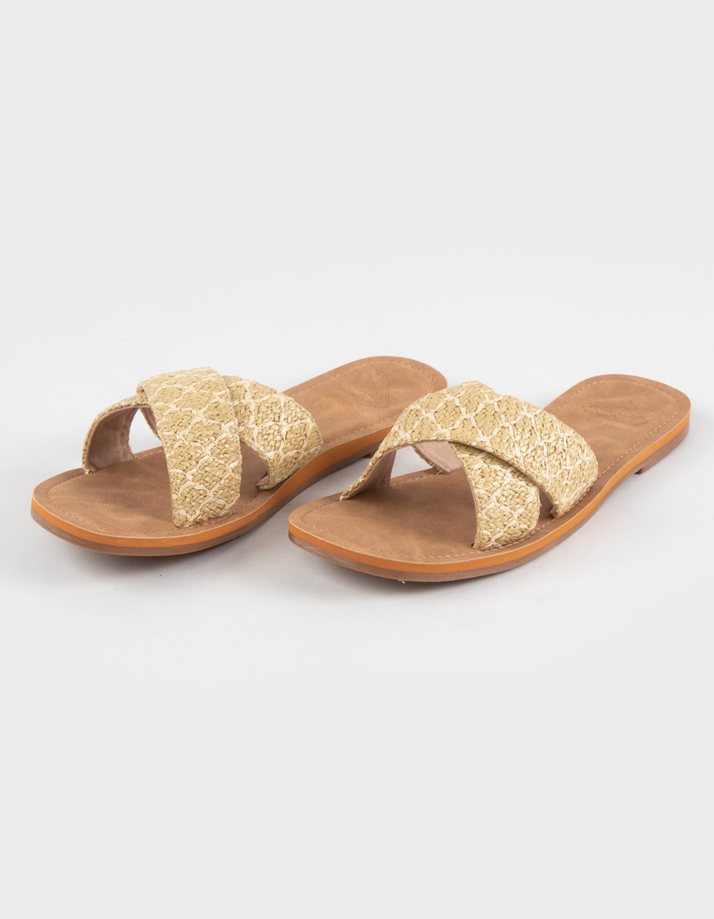 ROXY Andreya Womens Slide Sandals - NATURAL