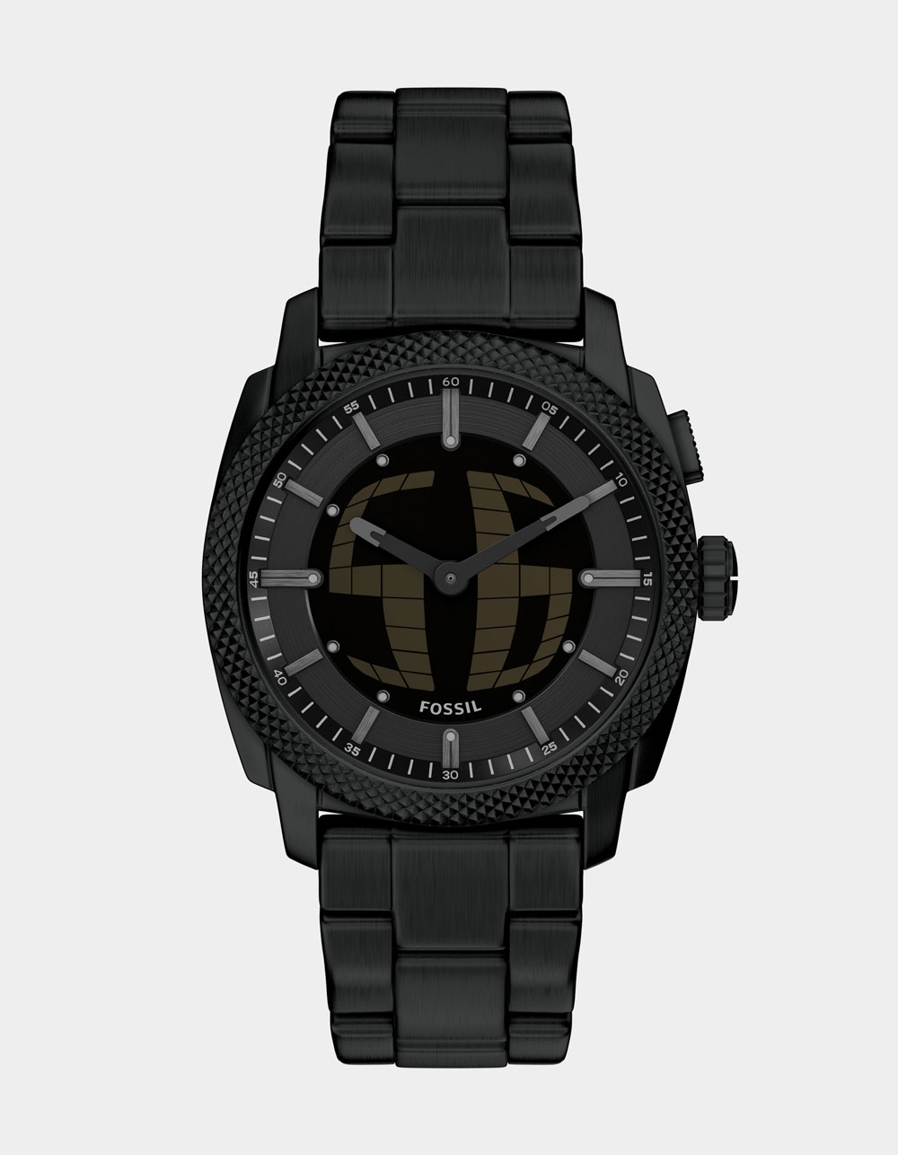 FOSSIL Machine Big Tic Black Stainless Steel Watch - BLACK