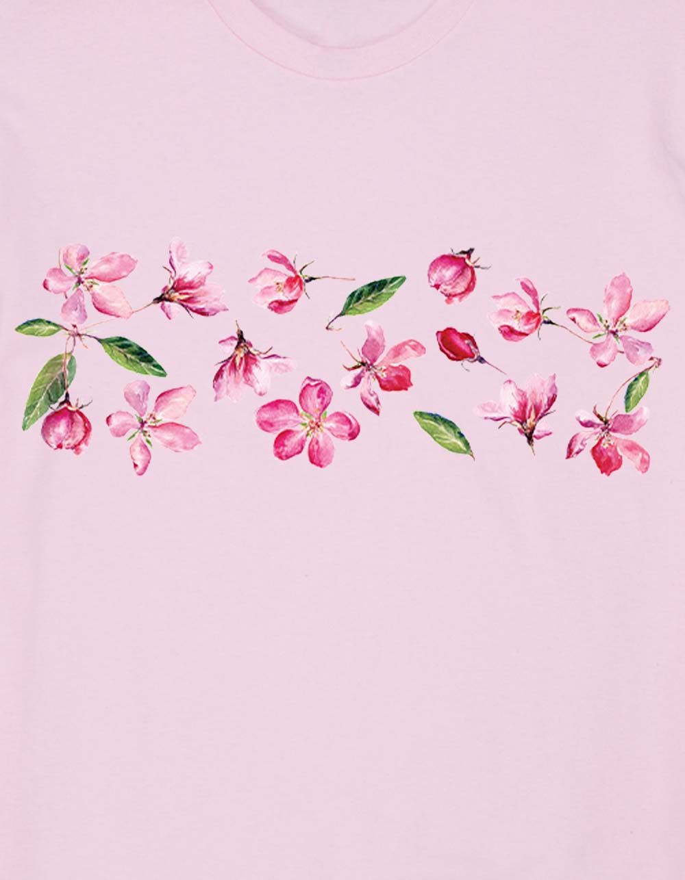 FLOWER Cherry Blossoms Unisex Tee - LIGHT PINK