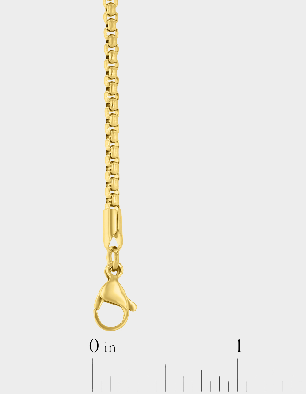 STEEL NATION Stainless Steel With Yellow IP Chain Set - GOLD