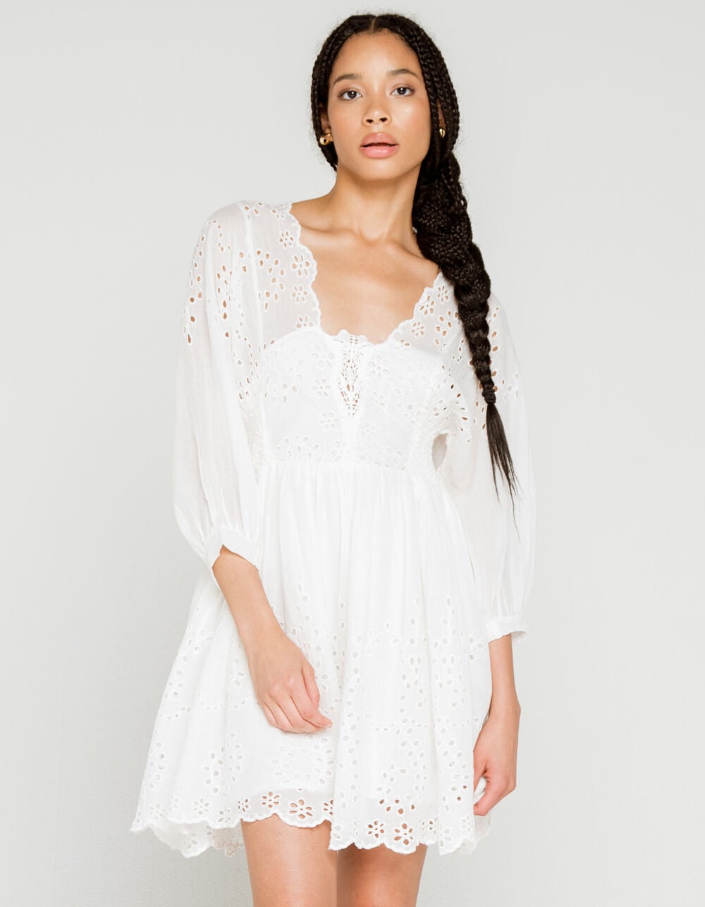 FREE PEOPLE Lottie Dress - WHITE - XS | Tillys