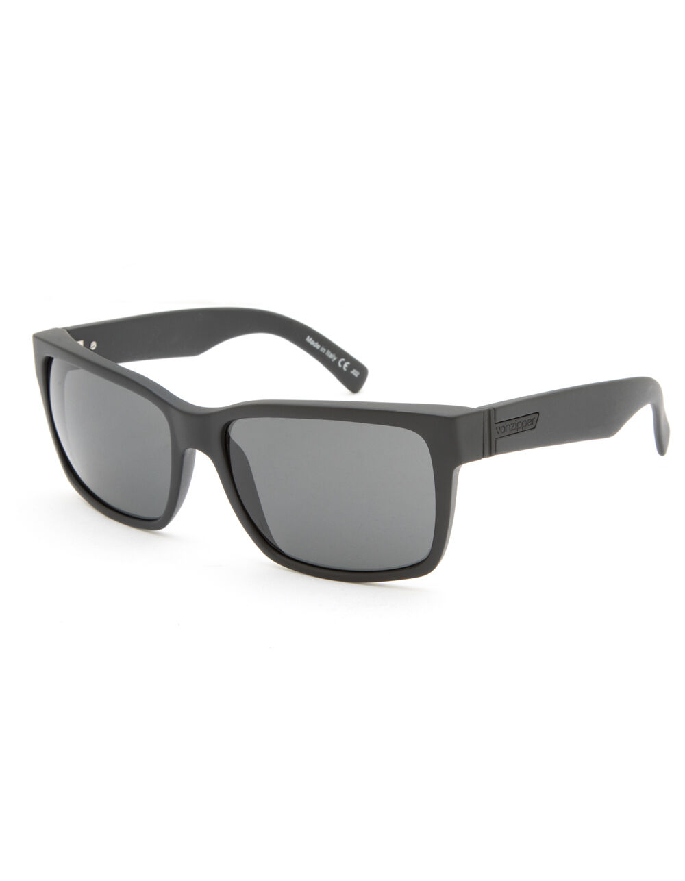 VONZIPPER Elmore S.I.N. Black Satin & Gray Sunglasses image number 0