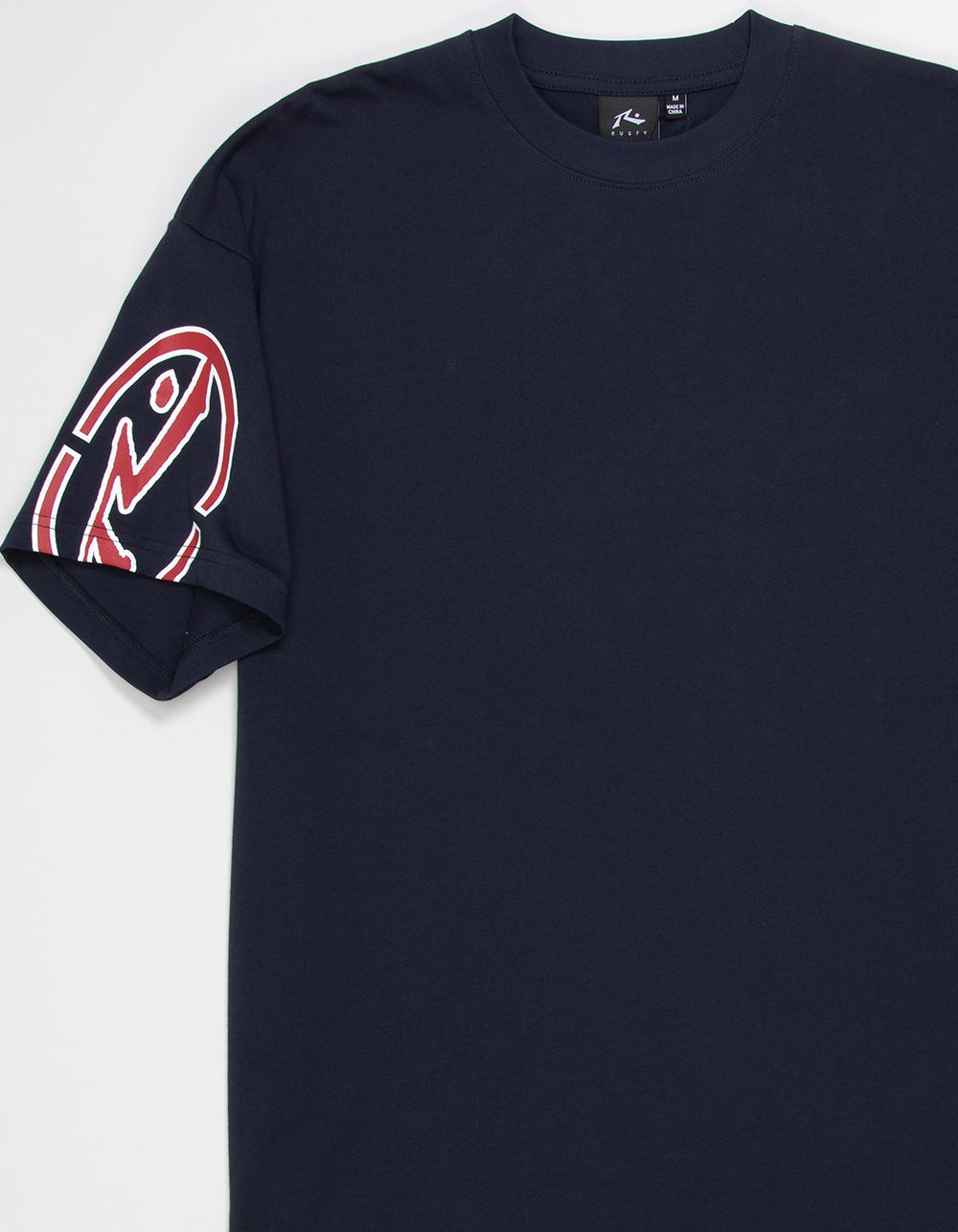 RUSTY Glazer-R Mens Tee - NAVY