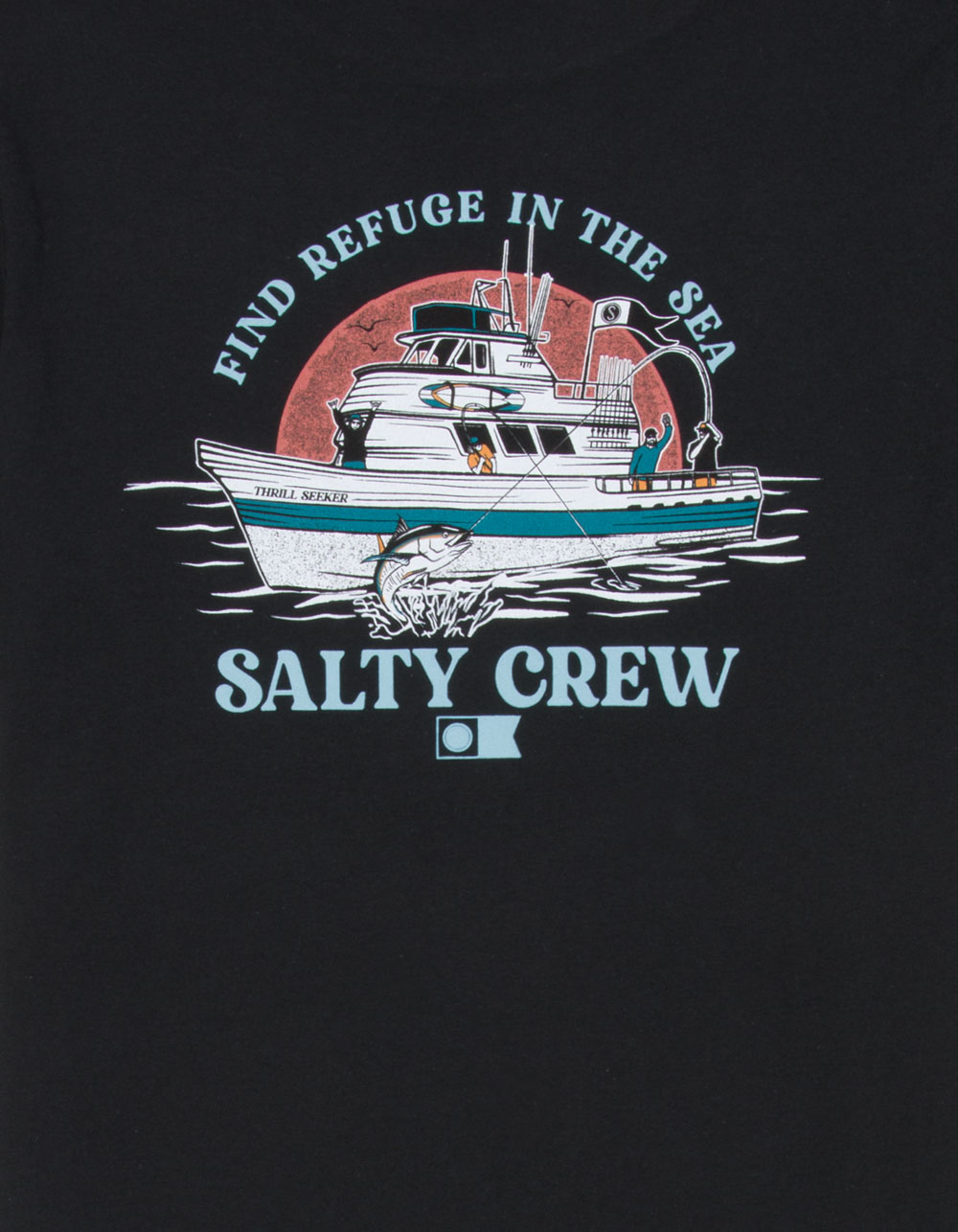 SALTY CREW Day Charter Boys Tee - BLACK
