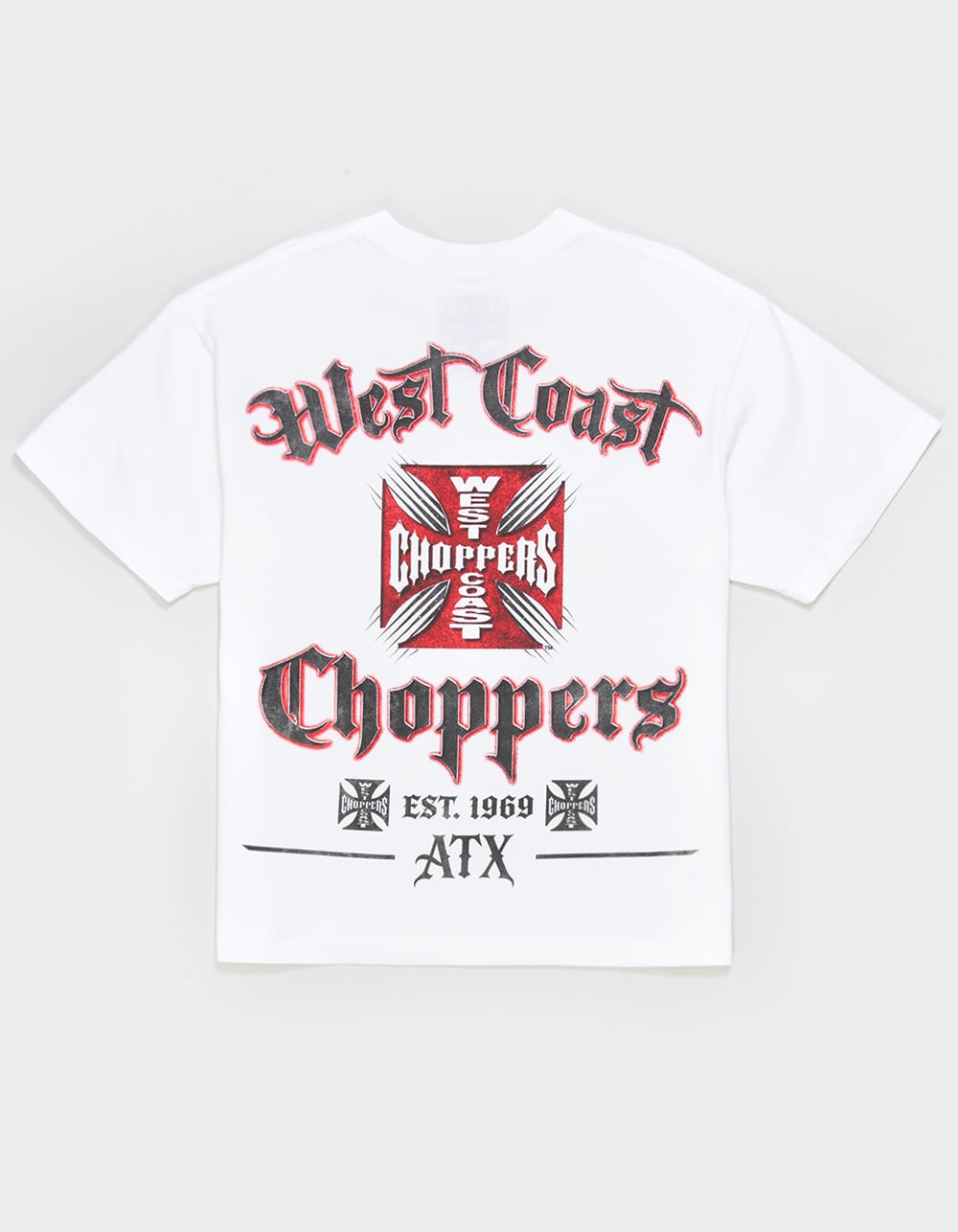 WEST COAST CHOPPERS Eternal Rider Mens Boxy Tee - WHITE