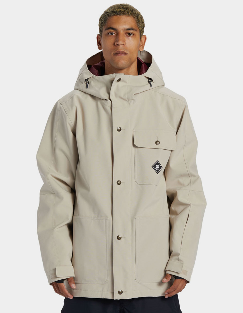 DC SHOES Servo Mens Snow Jacket - TAUPE