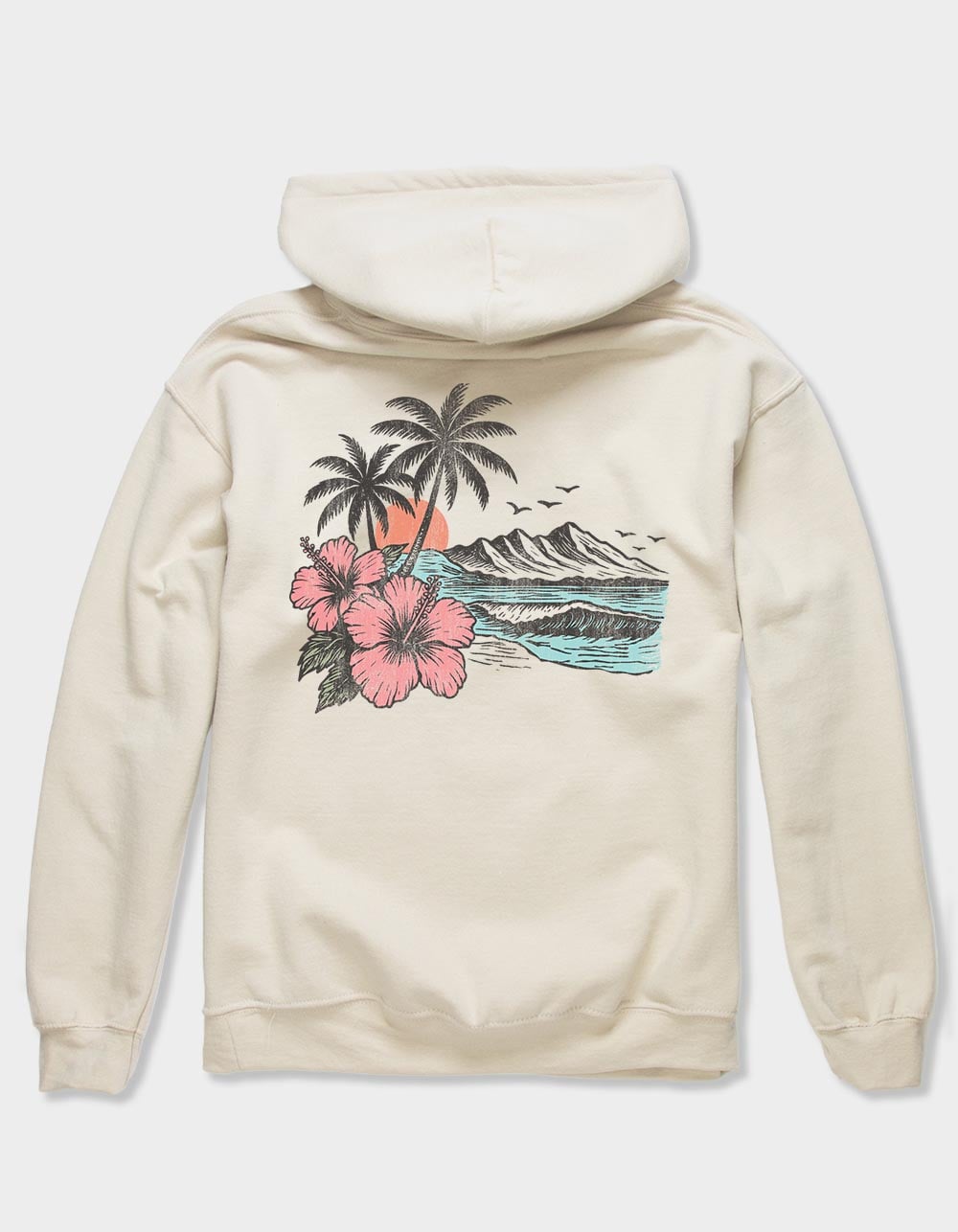 HAWAII Aloha Landscape Unisex Hoodie - SAND