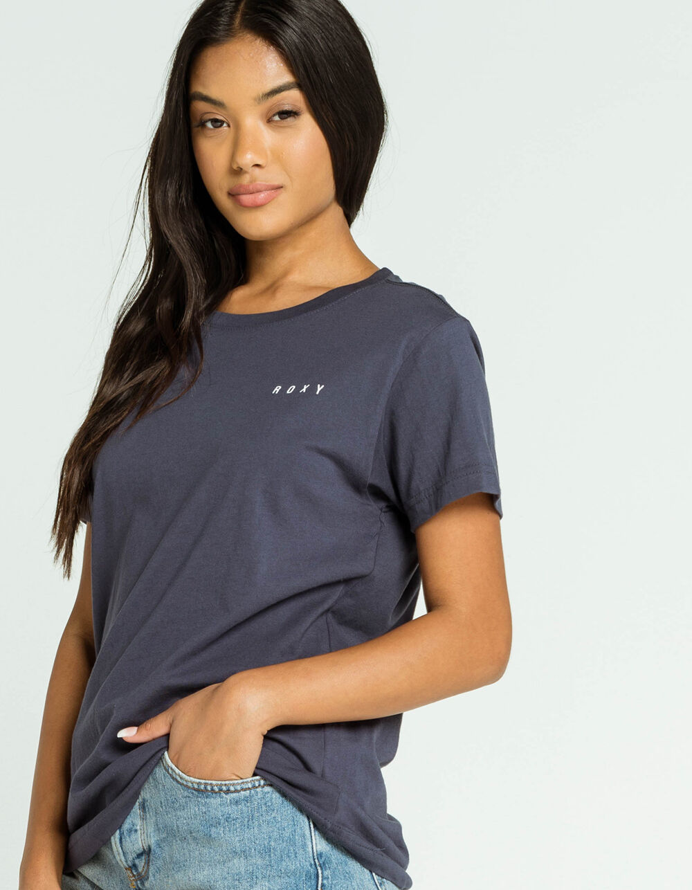 ROXY Morning Surf Womens Tee NAVY Tillys