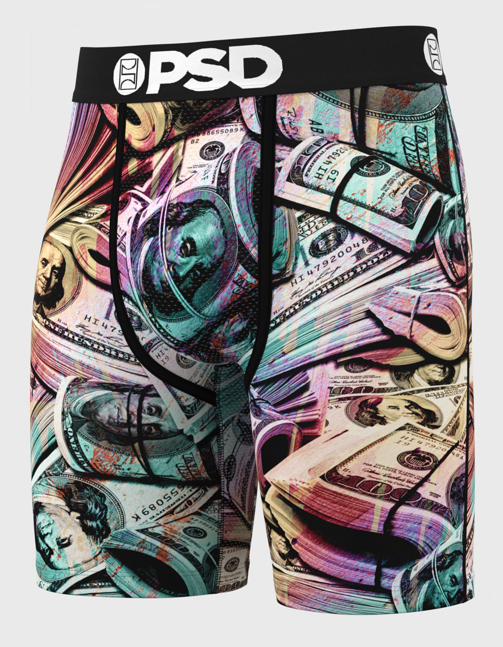 PSD Money Chalk Mens Boxer Briefs - MULTI