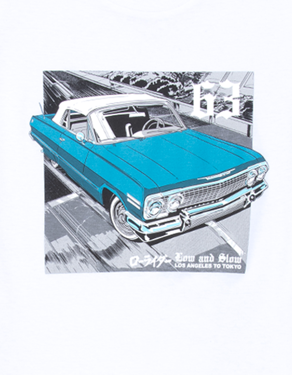 RSQ Boys Slow And Low Tee - WHITE