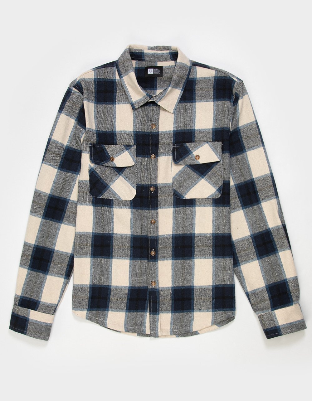 LIRA Mens Flannel - NAVY COMBO