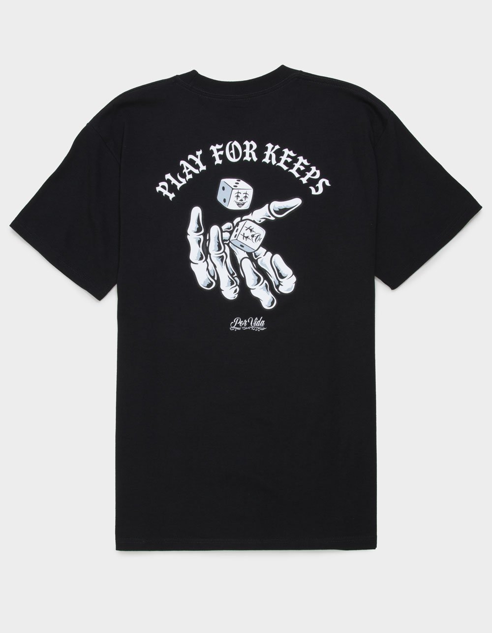 LAST CALL CO. Keeps Por Vida Mens Tee - BLACK