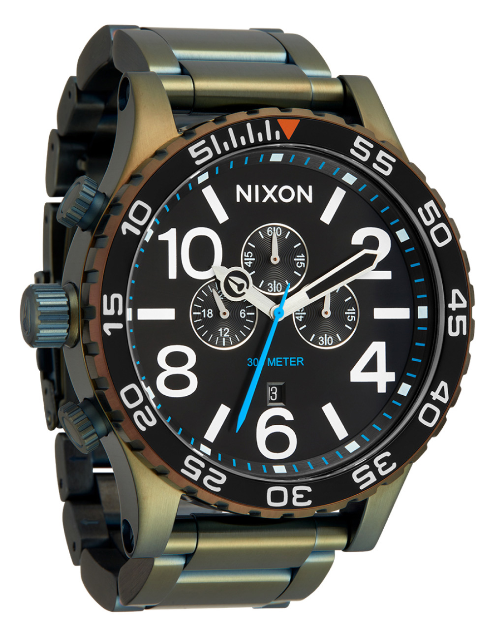 NIXON 51-30 Chrono Watch - BLACK