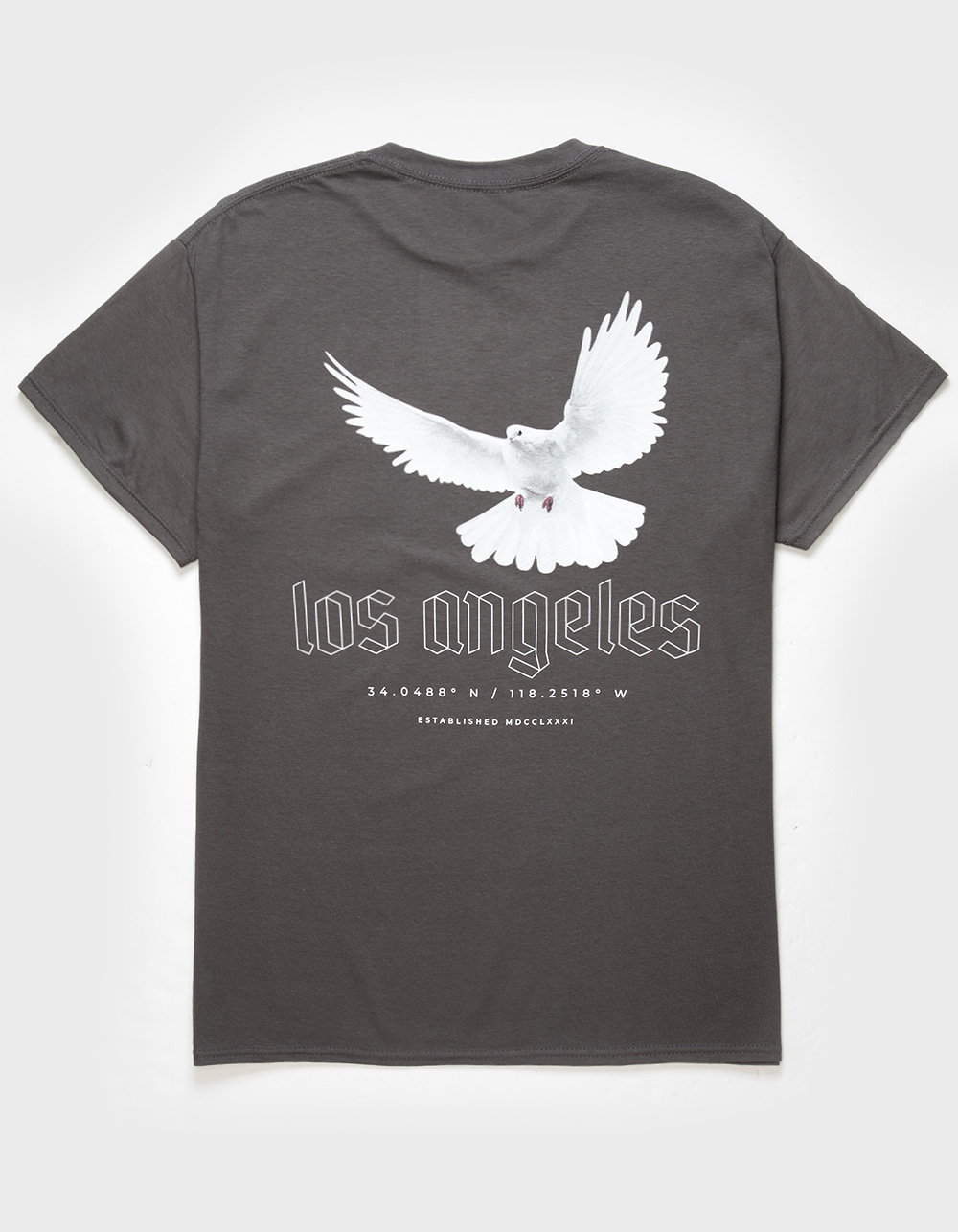 AT ALL Los Angeles Mens Tee - CHARCOAL
