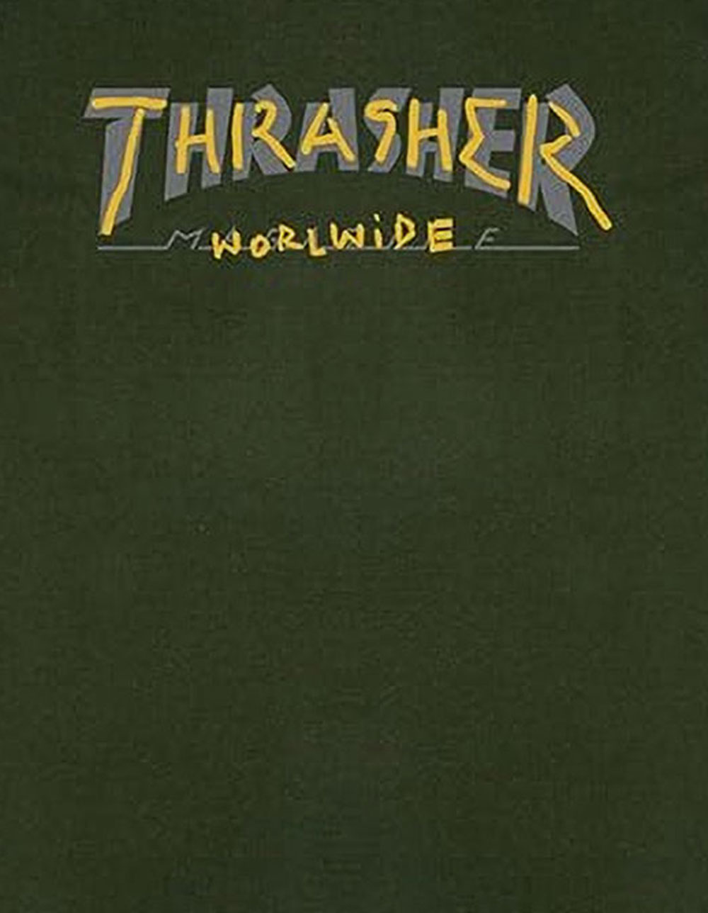 THRASHER Trademark Mens Tee - FOREST