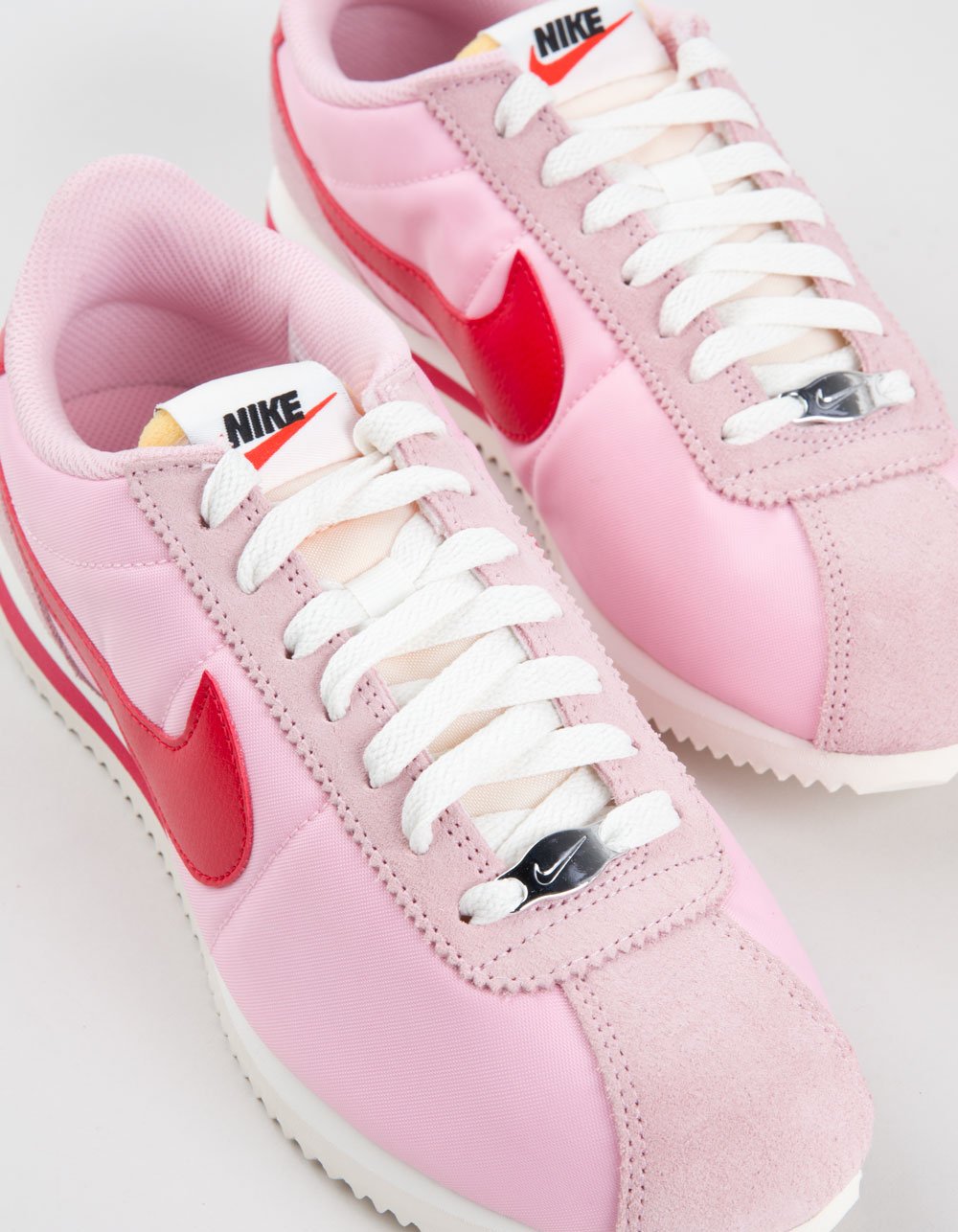 NIKE Cortez Textile Womens Shoes - PINK COMBO | Tillys