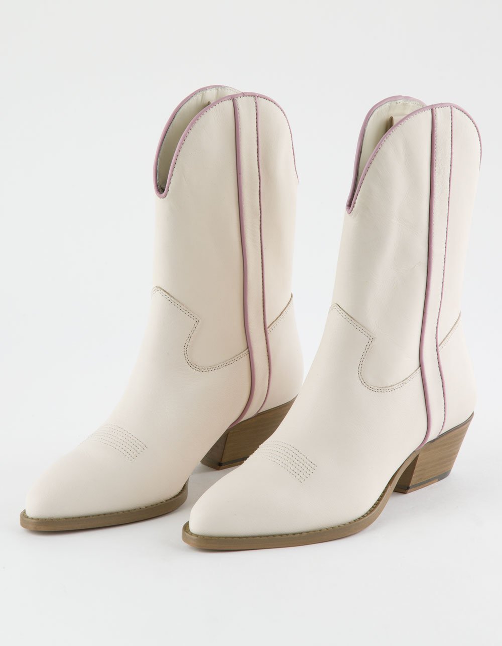 FREE PEOPLE Borderline Womens Western Boots - NATURAL